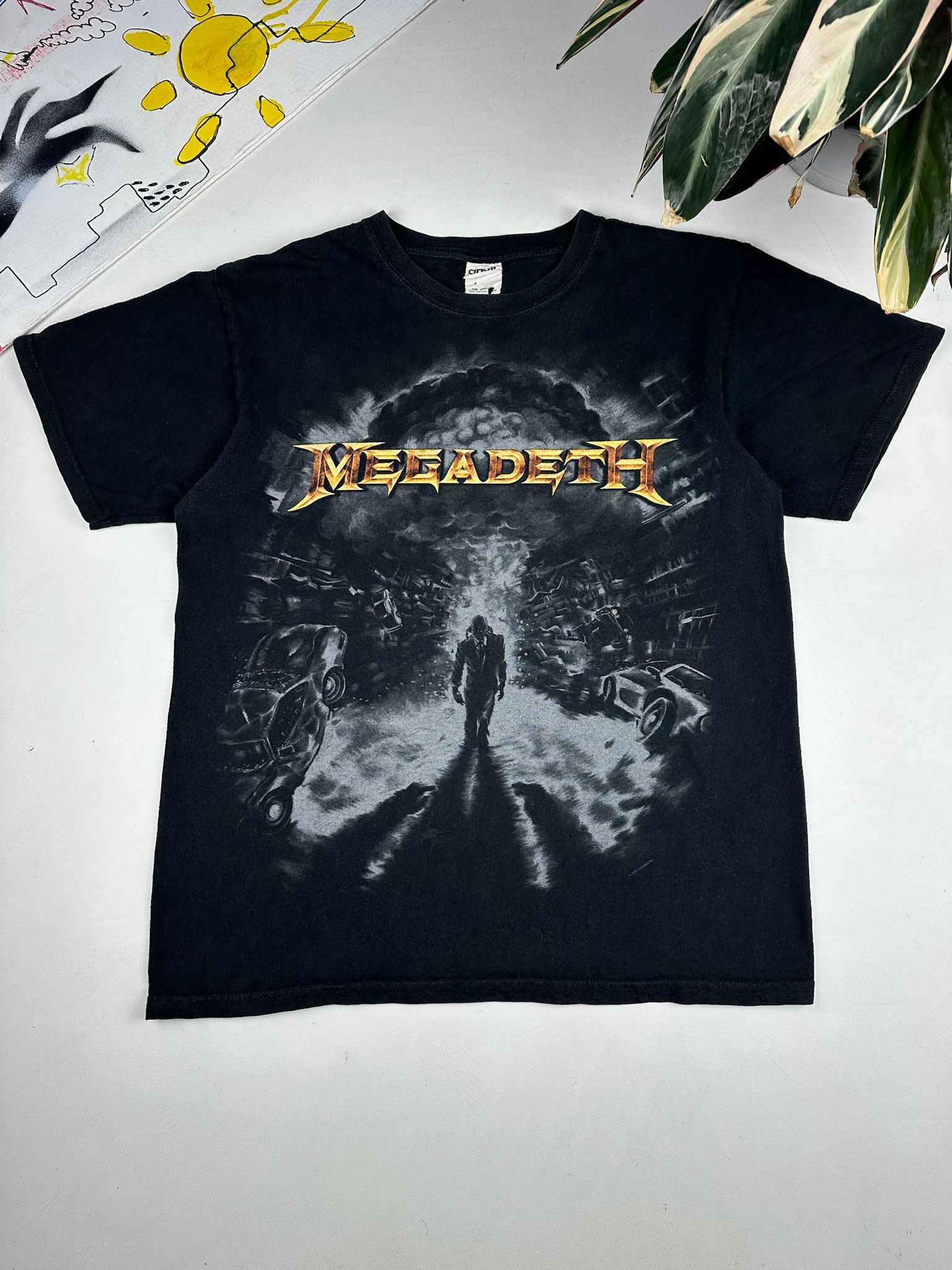 Band Tees Megadeth T-Shirt vintage Size US M / EU 48-50 / 2 - 1 Thumbnail