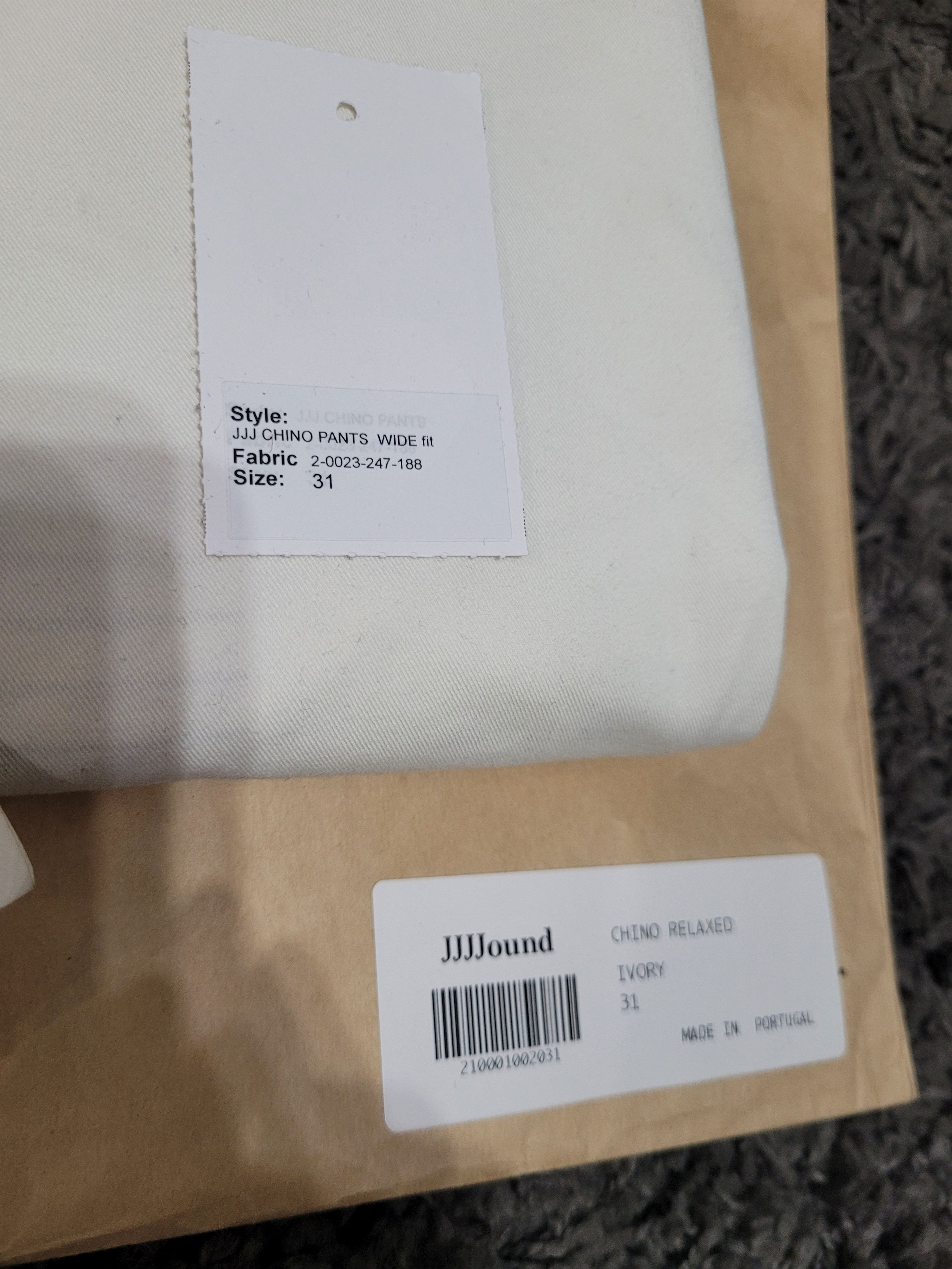 JJJJound JJJJOUND RELAXED CHINO PANTS Size US 31 - 9 Thumbnail