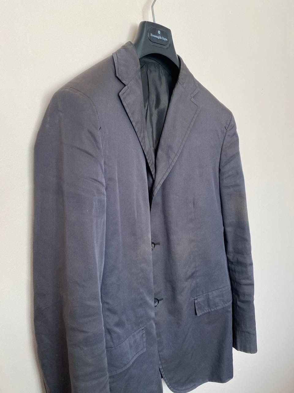 Jil Sander × Raf Simons Rare Jil Sander AW10 raw hem edge blazer jacket Size 48R - 3 Thumbnail
