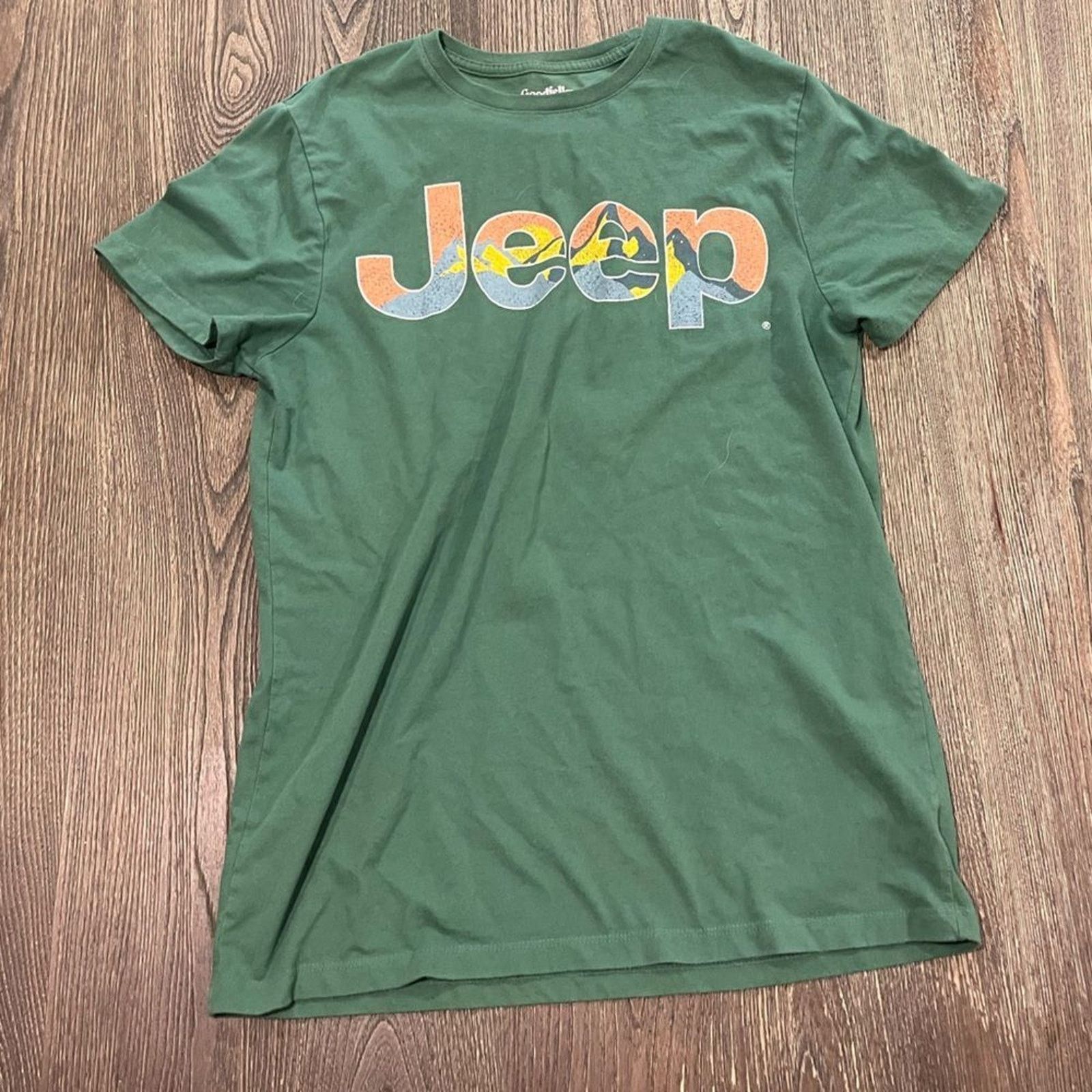 Vintage Goodfellow & Co Jeep Short Sleeve T-Shirt Regular Fit Crew M Size US M / EU 48-50 / 2 - 1 Thumbnail