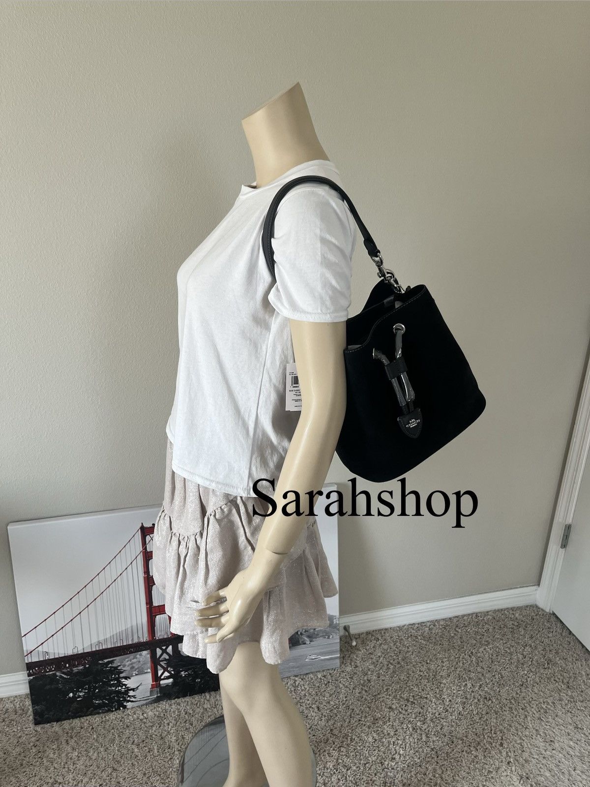 Coach Coach Rowan Bucket Bag With Cherry Charm Size ONE SIZE - 8 Thumbnail