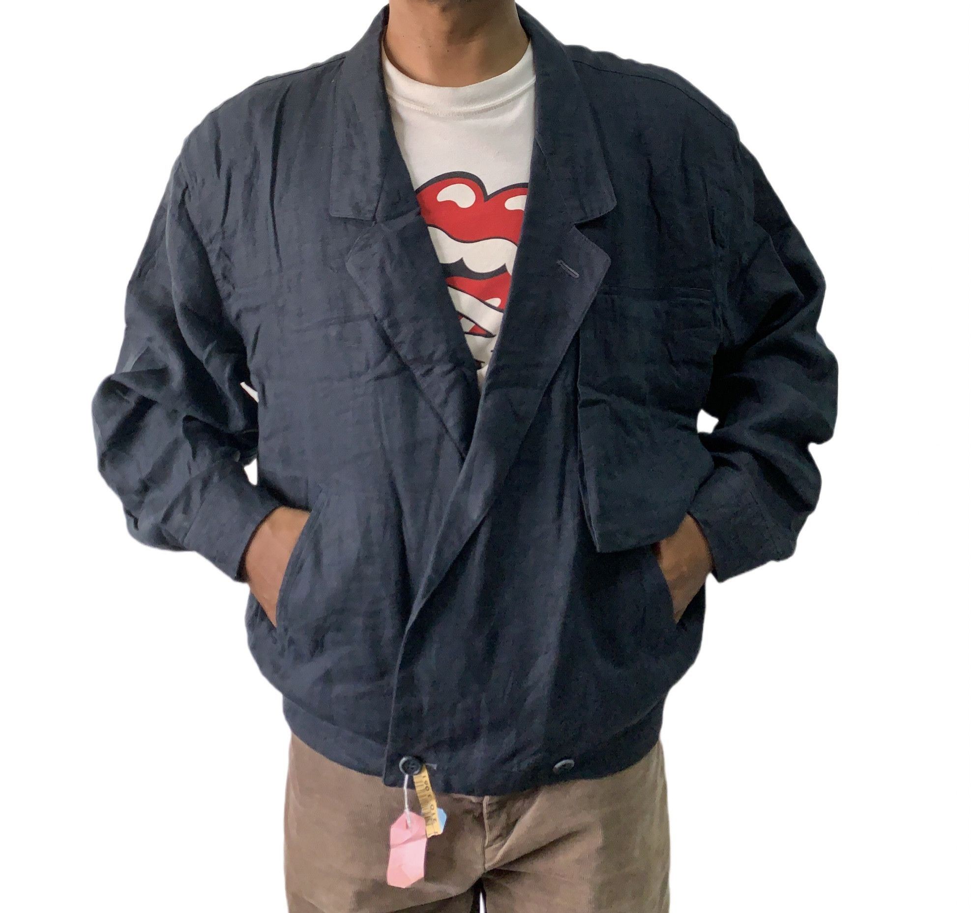 Issey Miyake Vtg Issey Miyake Men Jacket Cardigan Style Made in Japan Size US M / EU 48-50 / 2 - 23 Thumbnail