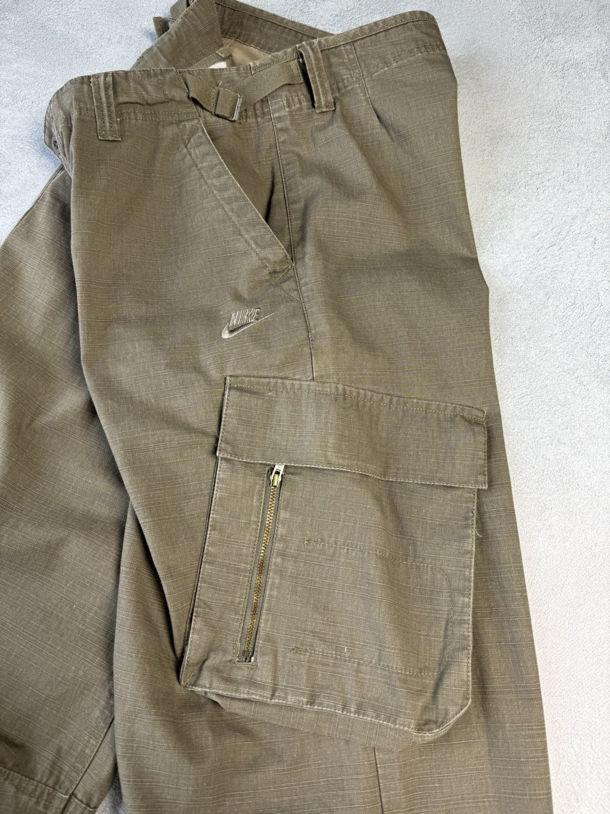 Nike Vintage 00s Nike Cotton Cargo Pants Size M Size US 32 / EU 48 - 3 Thumbnail