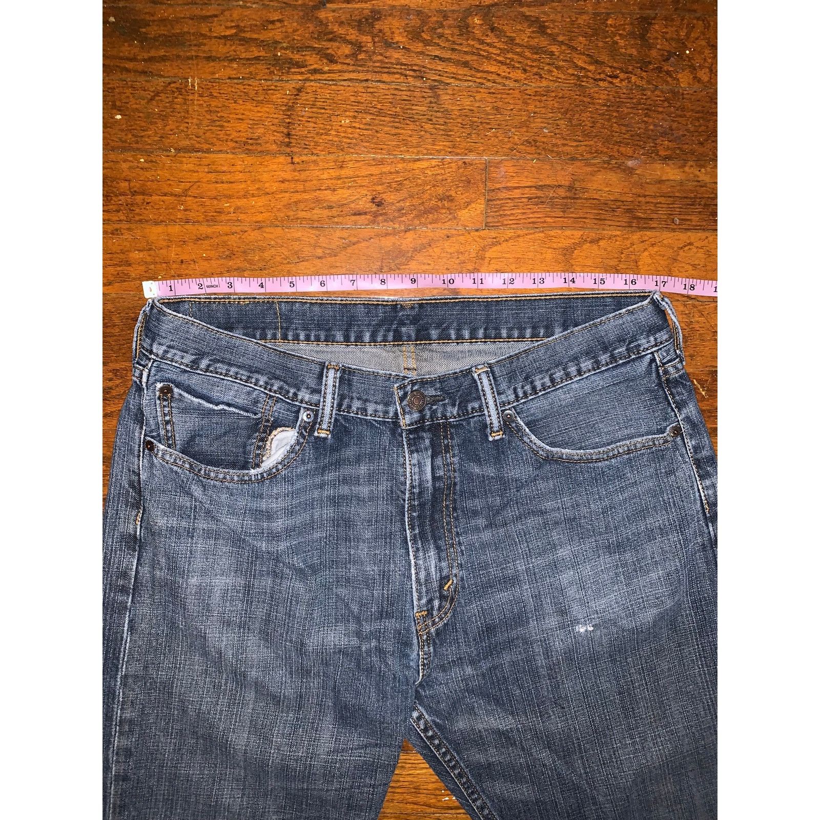 Levi's Levi’s 505 Straight Leg Jeans Mens 36x30 Dirty Wash Size US 36 / EU 52 - 7 Thumbnail