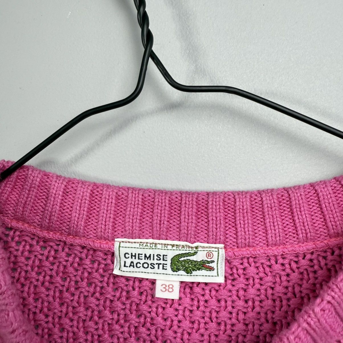 Lacoste Vintage Golf 90’s Sweater Lacoste Pink Size S / US 4 / IT 40 - 4 Thumbnail
