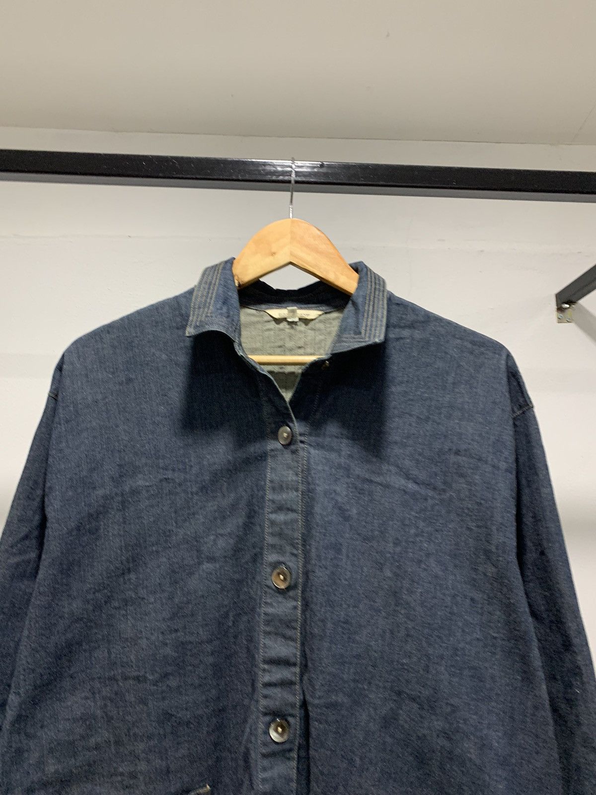 Designer × Japanese Brand × Vintage Vintage Denim Jacket Cardigan by Harpers Bigot Size US M / EU 48-50 / 2 - 3 Thumbnail