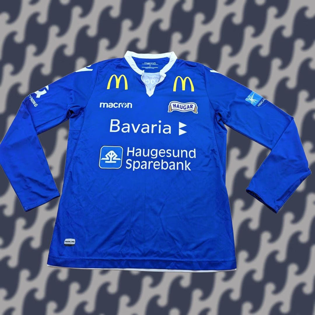 Macron Macron SK Haugar Norway Football Jersey S Unisex Adults Long Sleeve Blue XS? Size US S / EU 44-46 / 1 - 1 Thumbnail