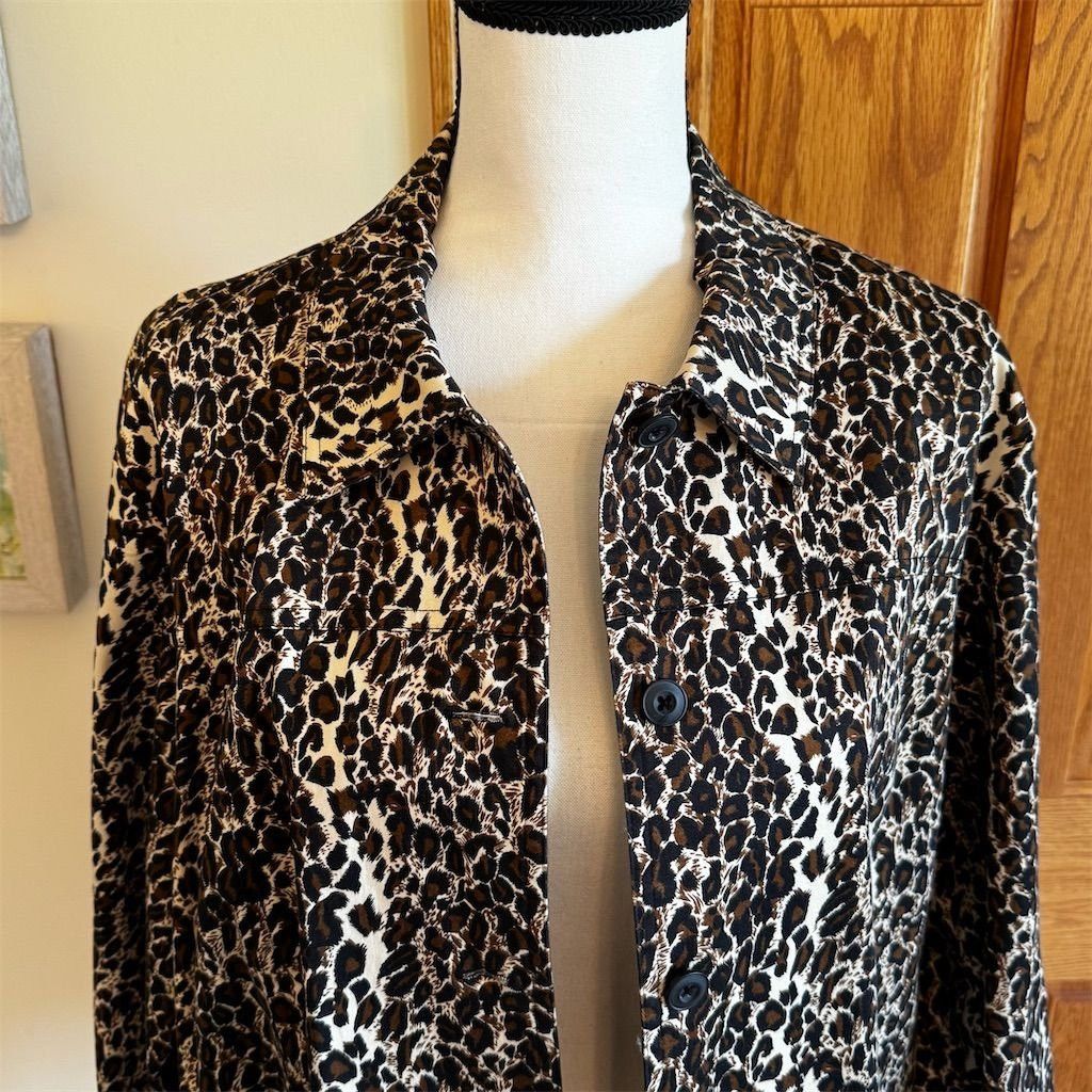 Laura Ashley Women's Laura Ashley XL Animal Print Blazer Jacket Multicol Size XL / US 12-14 / IT 48-50 - 2 Thumbnail