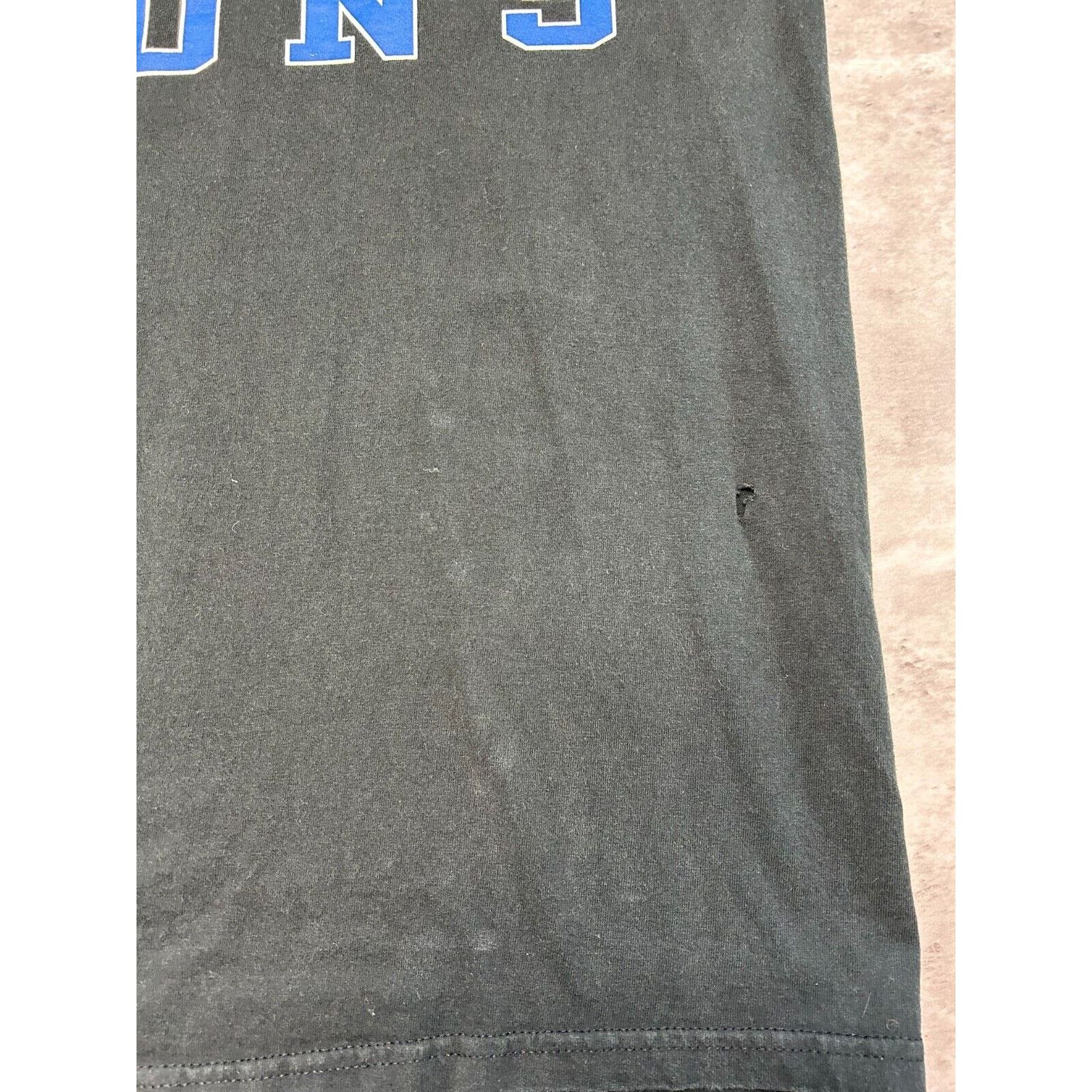 NFL Detroit Lions NFL Spell Out Longsleeve T-Shirt Size XL Black Size US XL / EU 56 / 4 - 5 Thumbnail