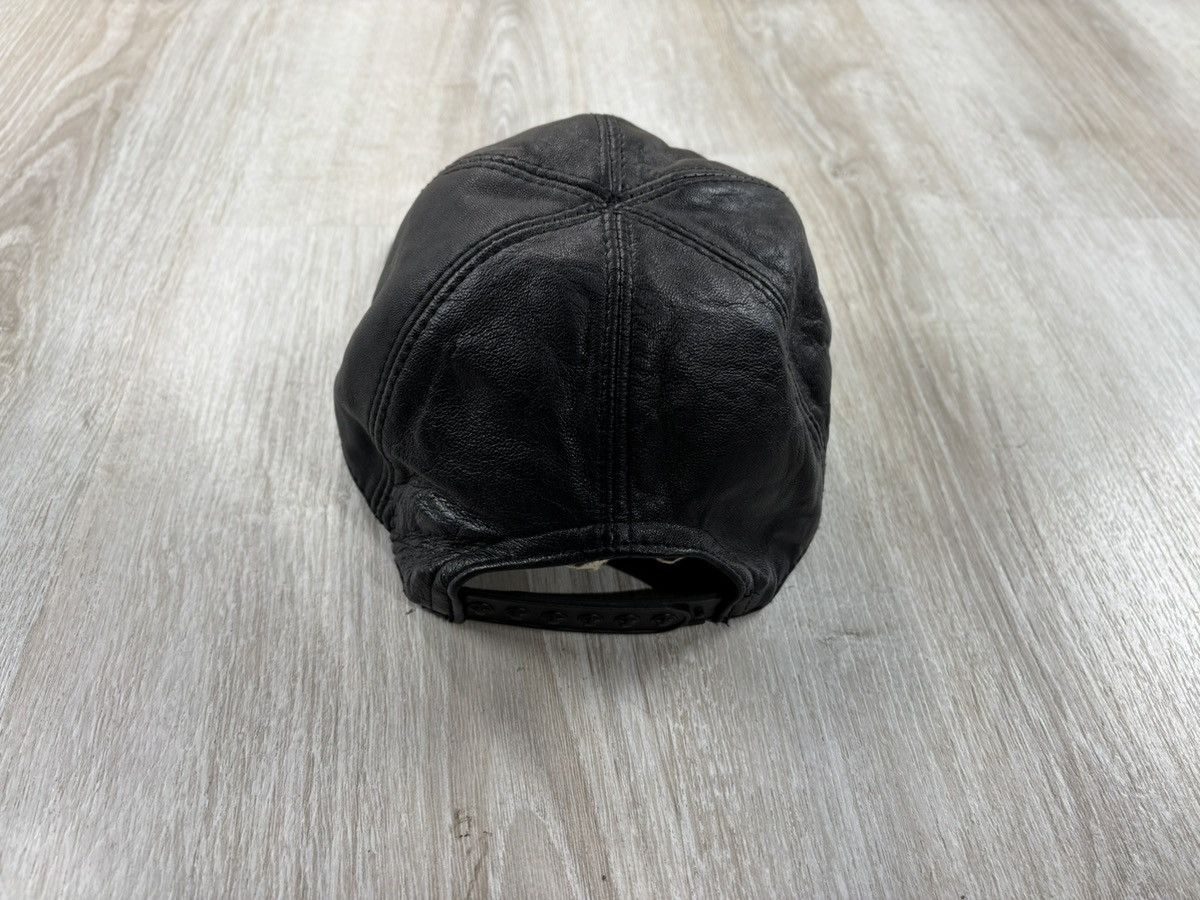 Vintage Mens leather cap Harley Davidson Size ONE SIZE - 7 Thumbnail