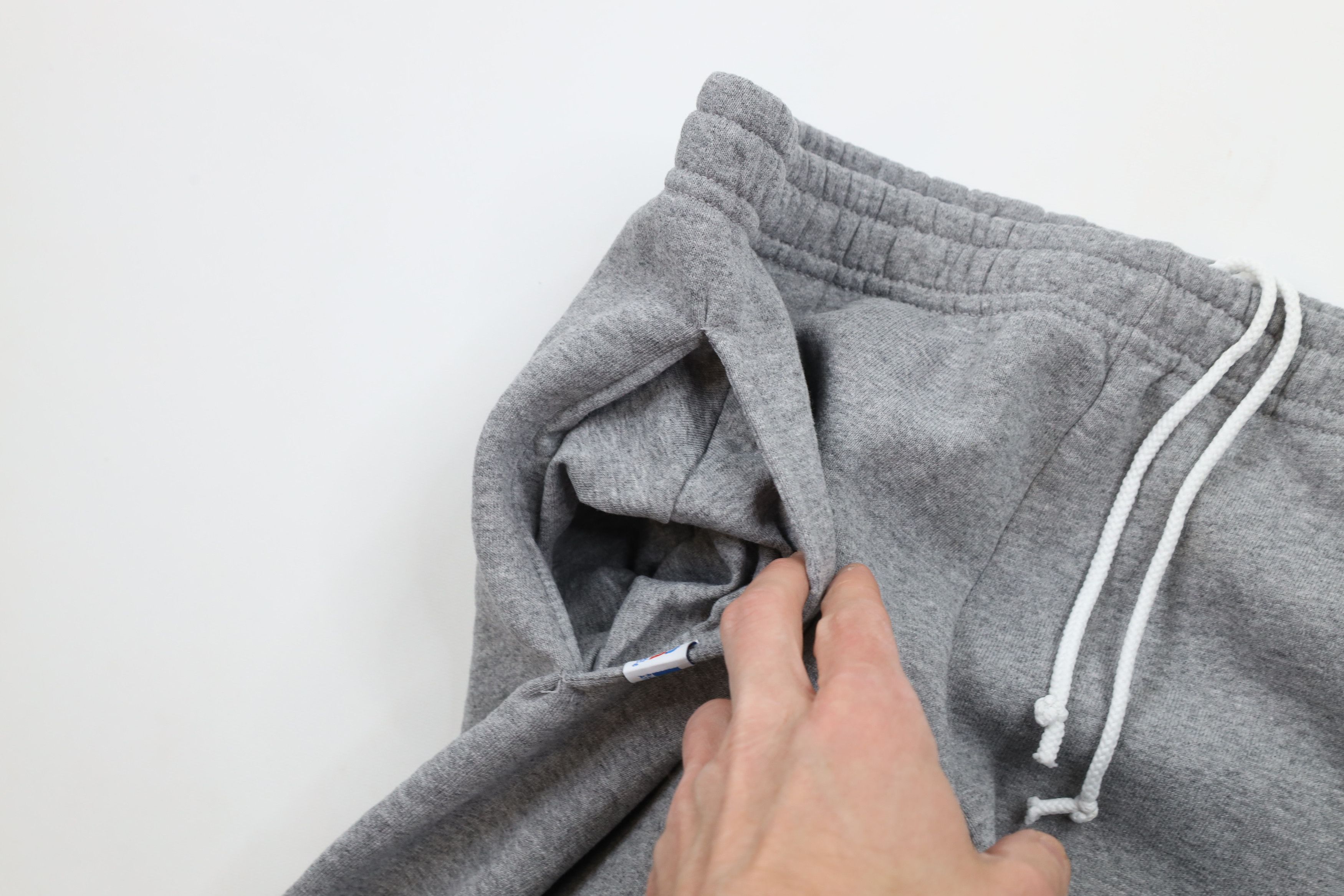 Russell Athletic × Vintage Vintage 90s Russell Athletic Blank Sweatpants Joggers Gray Size US 36 / EU 52 - 6 Thumbnail
