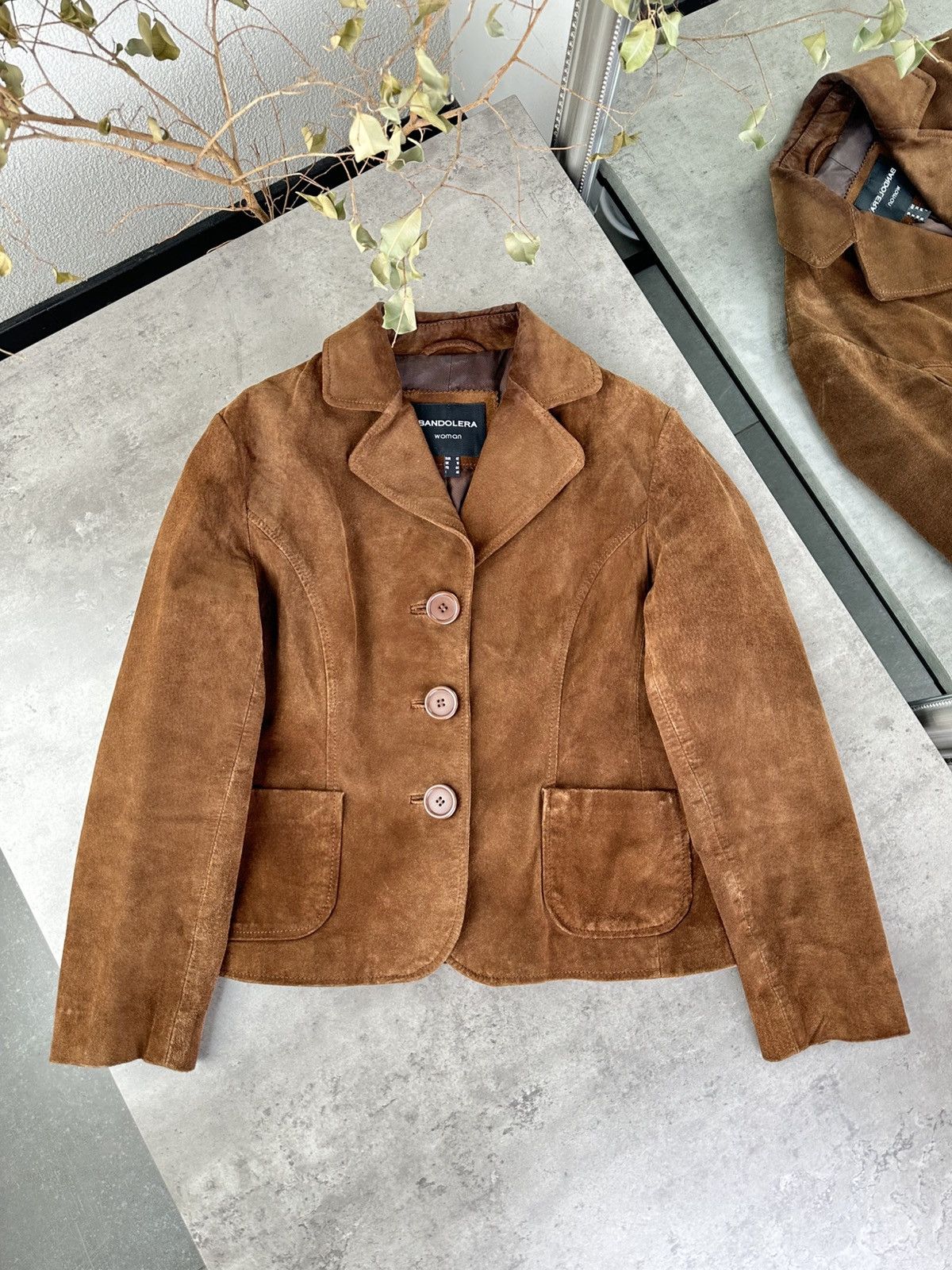 Japanese Brand Vintage Suede Jacket Size M / US 6-8 / IT 42-44 - 1 Thumbnail