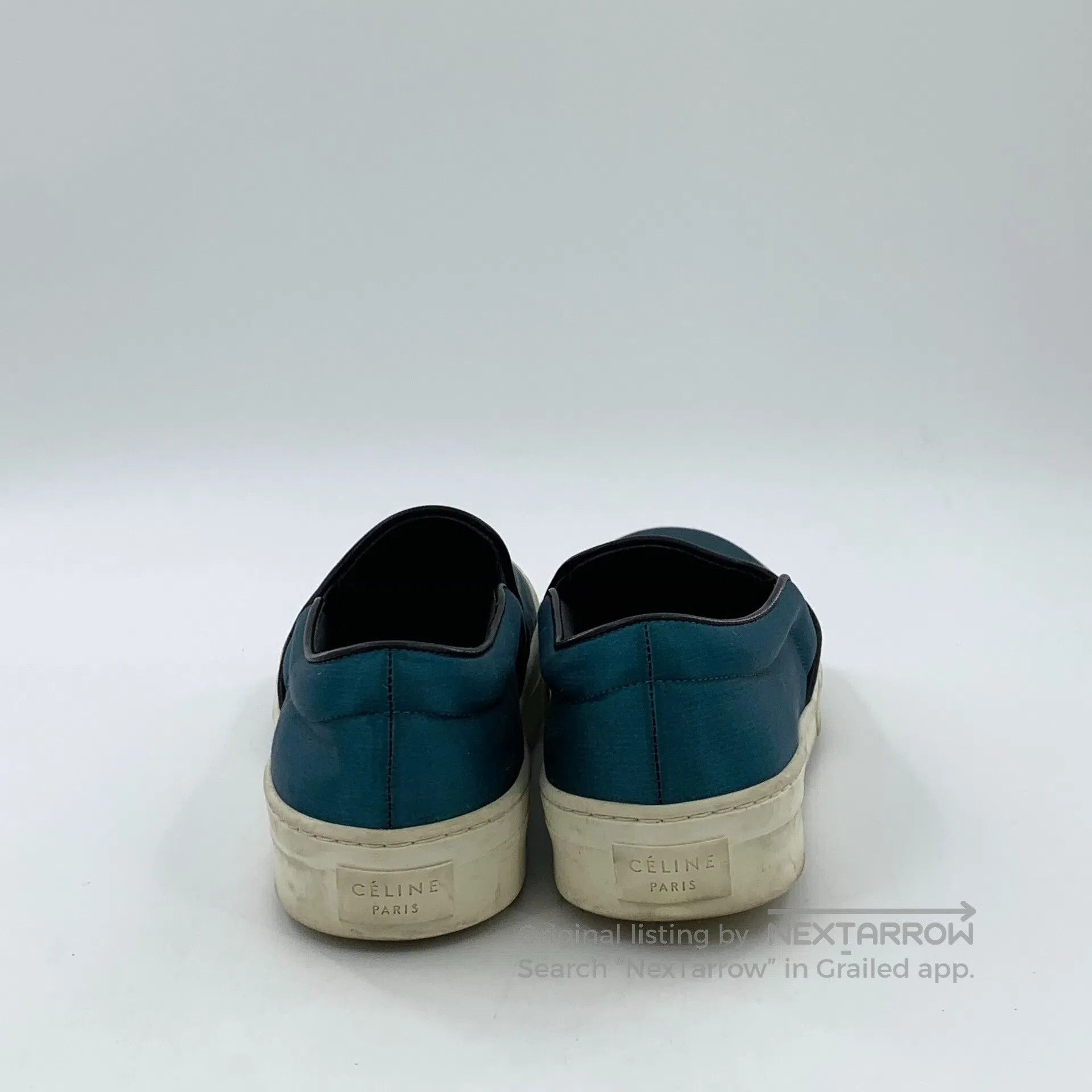 Celine CELINE Dark blue casual slip-on flat shoes| Size US 7 / IT 37 - 4 Thumbnail