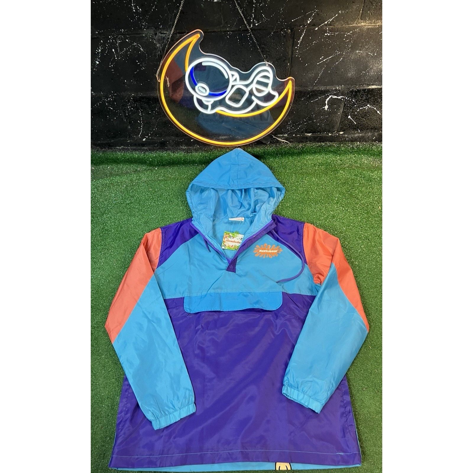 Nickelodeon NWT Nickelodeon Rugrats Windbreaker Jacket Size Large LG Size US L / EU 52-54 / 3 - 1 Thumbnail