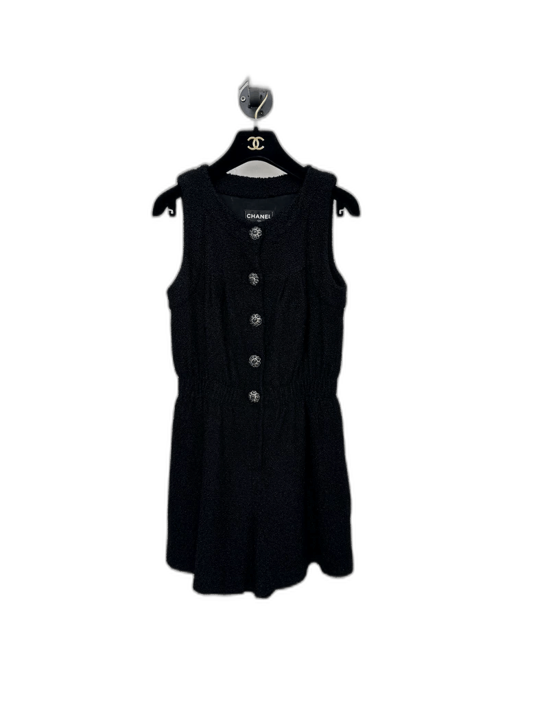 Chanel Chanel Sleeveless Black Jumpsuit Size 31" - 1 Thumbnail