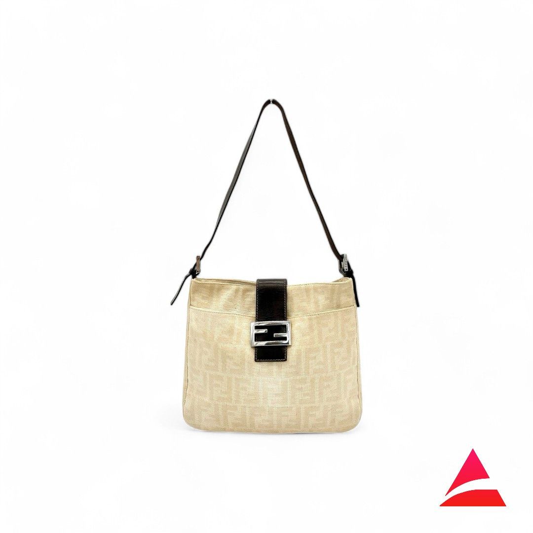 Fendi - Mamma Bucket Handbag Monogram Beige