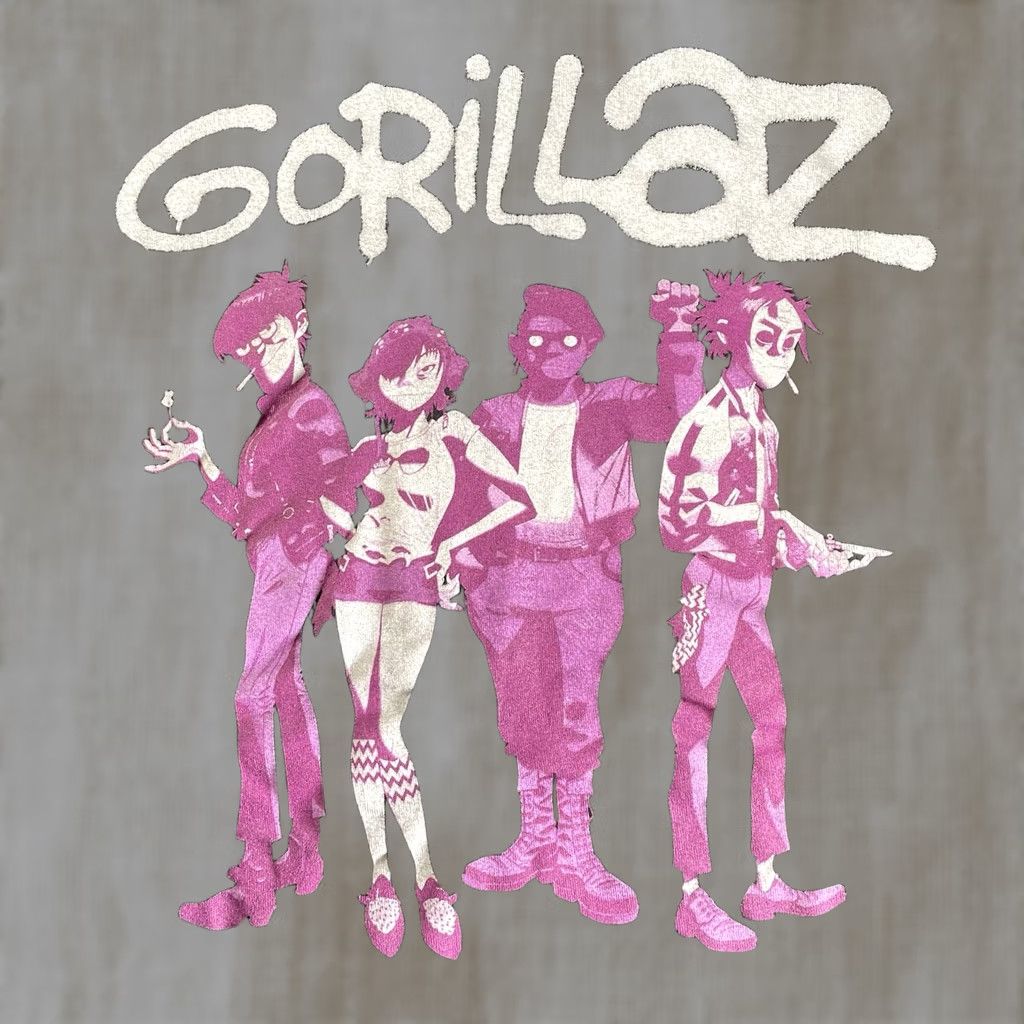 Vintage Gorillaz Shirt Men's XL Black London Rock Damon Albarn Cracker Island Murdoc 2d Size US XL / EU 56 / 4 - 1 Thumbnail