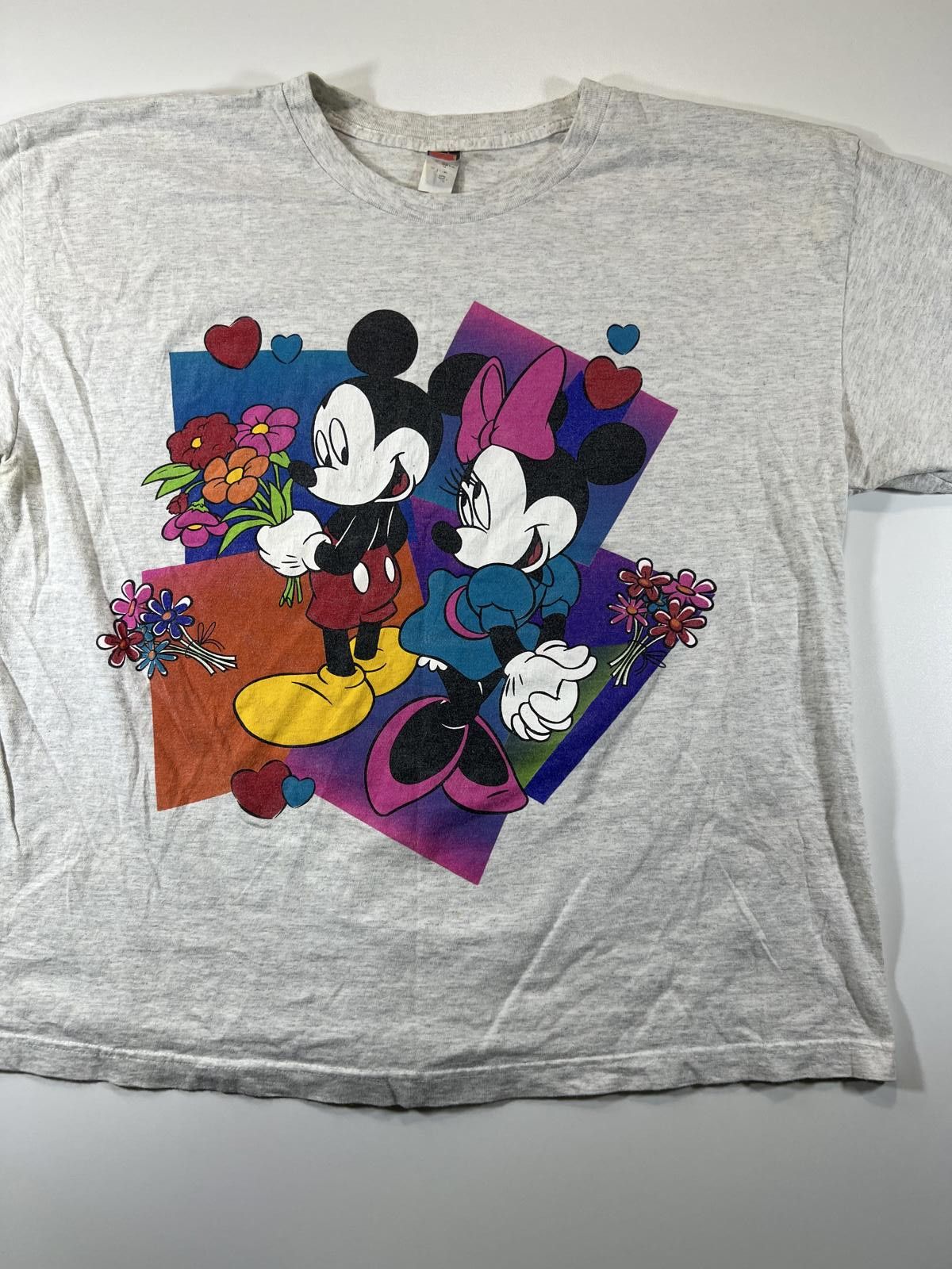Disney Vintage Mickey and Minnie Mouse Graphic T-Shirt Size US L / EU 52-54 / 3 - 1 Thumbnail