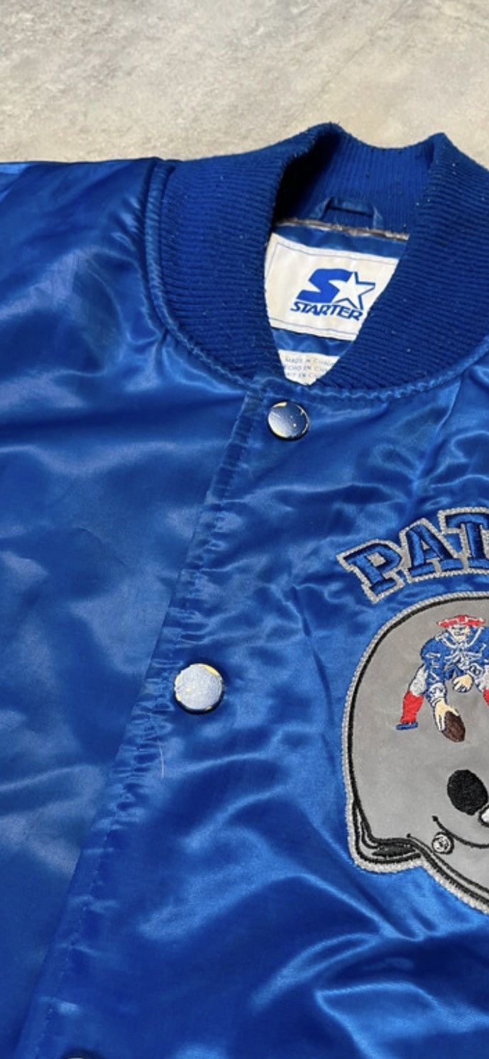 Starter Vintage 90s Starter New England Patriots Satin Jacket XL NFL Size US XL / EU 56 / 4 - 5 Thumbnail