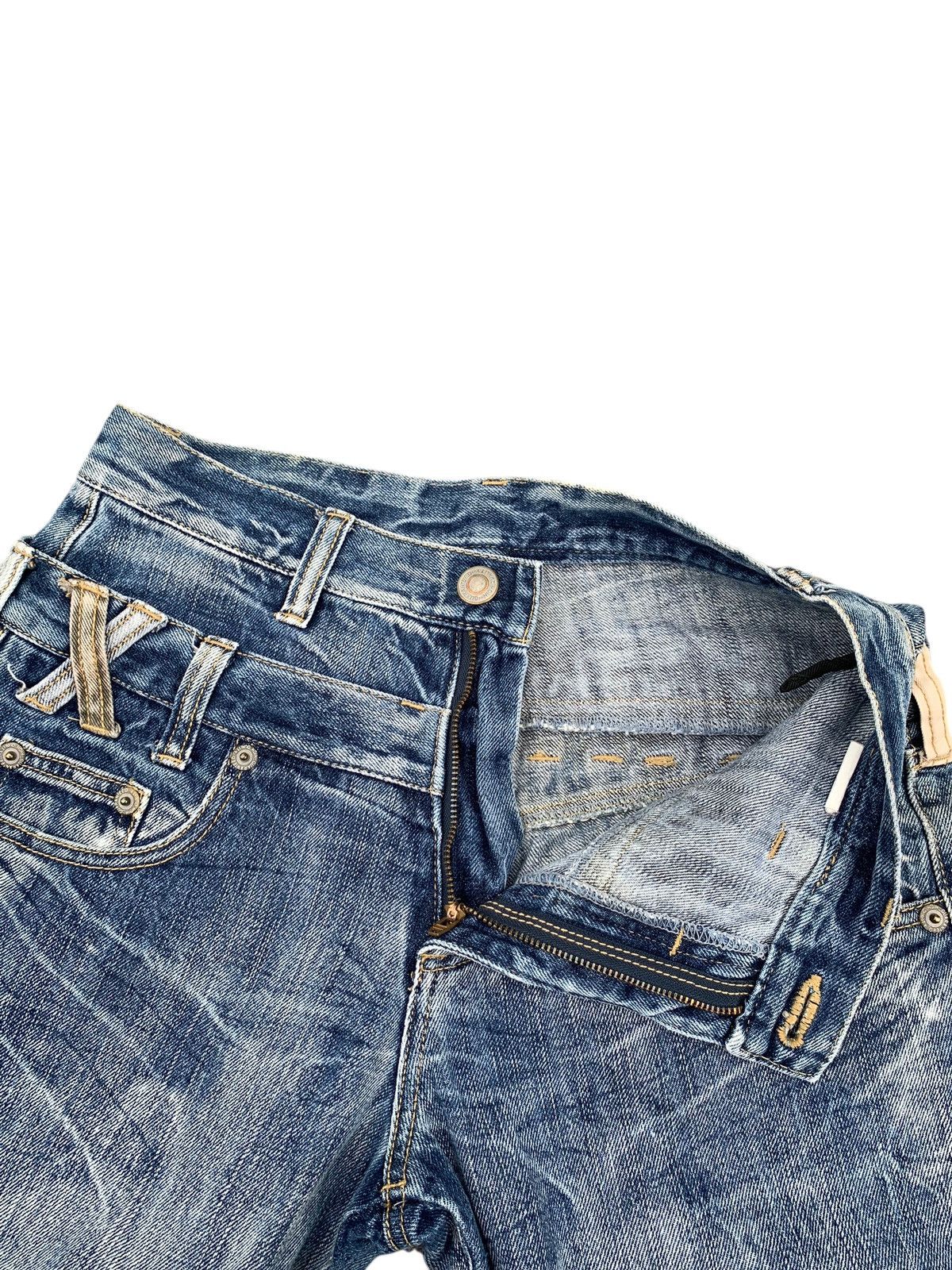 Kapital DOUBLE WAIST MUDMAX RUSTY PUNK JAPANESE DISTRESSED DENIM Size US 28 / EU 44 - 14 Thumbnail