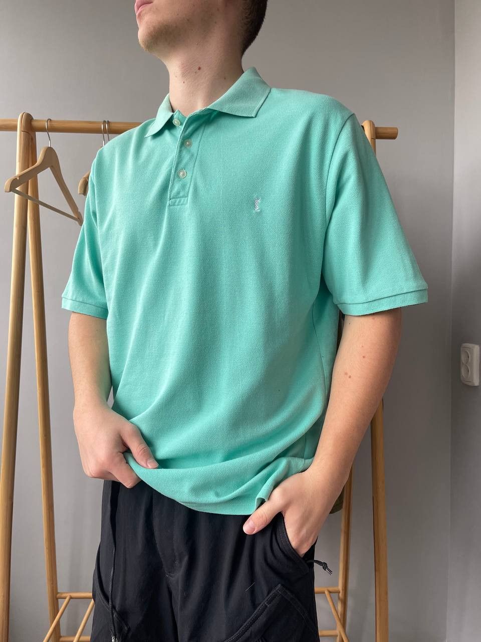 Vintage × Yves Saint Laurent Yves Saint Laurent Vintage YSL Polo Shirt Size XL Size US XL / EU 56 / 4 - 1 Thumbnail
