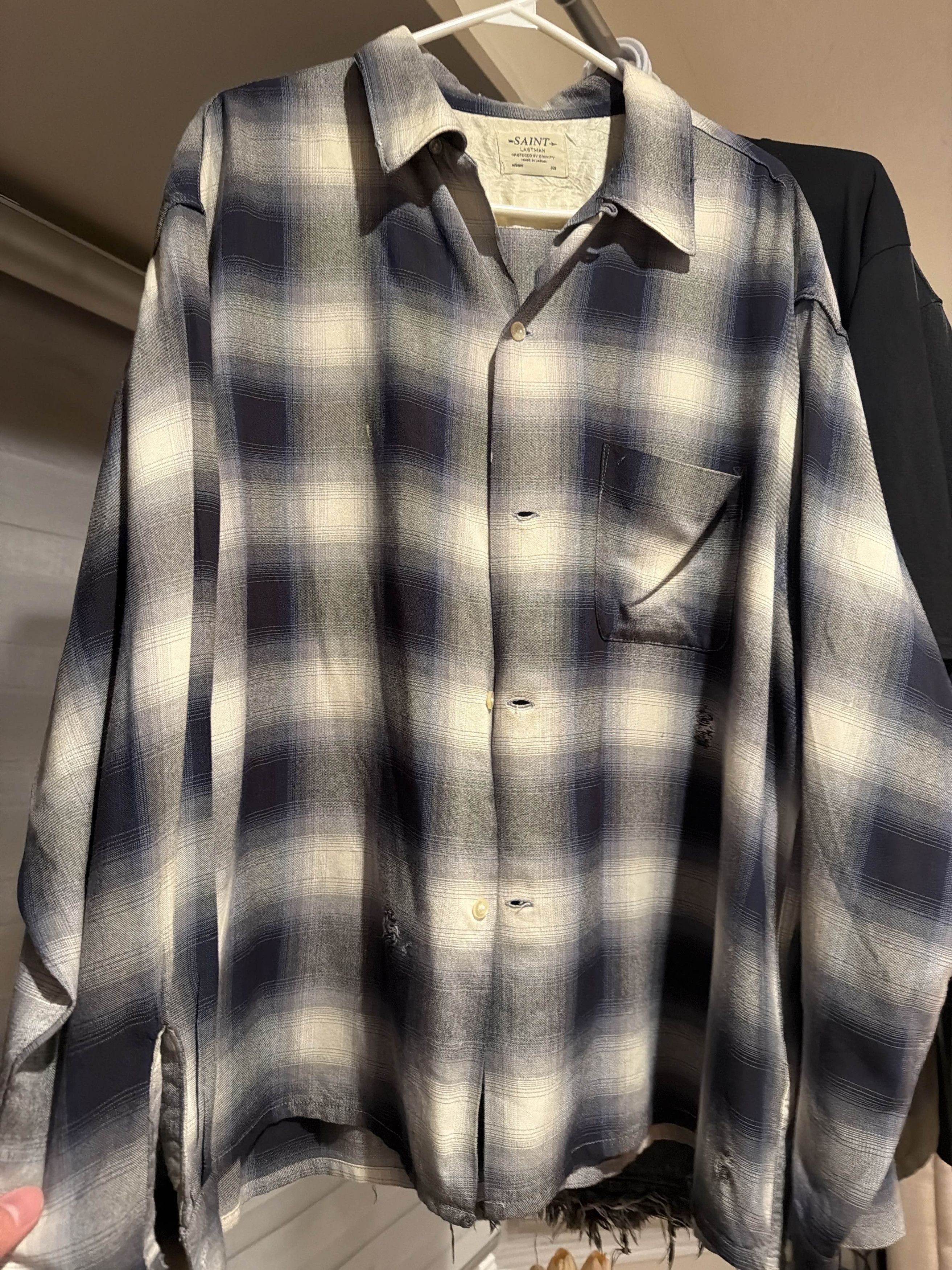 Saint Michael Saint Michael x Lastman Checked Shirt Size US M / EU 48-50 / 2 - 2 Thumbnail