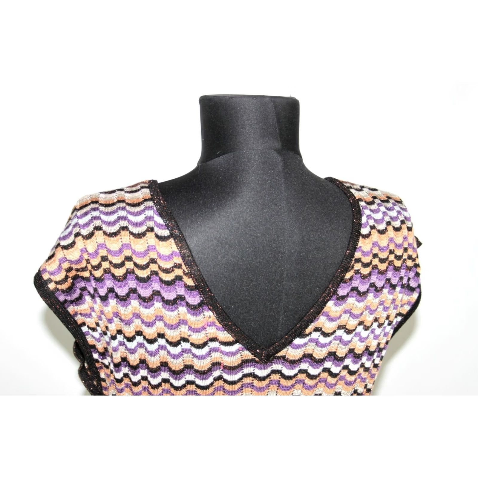 Missoni Missoni Lindex womens long dress S Multicoloured A-Line Dress Womens Womens S Missoni Dress Long 116 cm Size S / US 4 / IT 40 - 7 Thumbnail