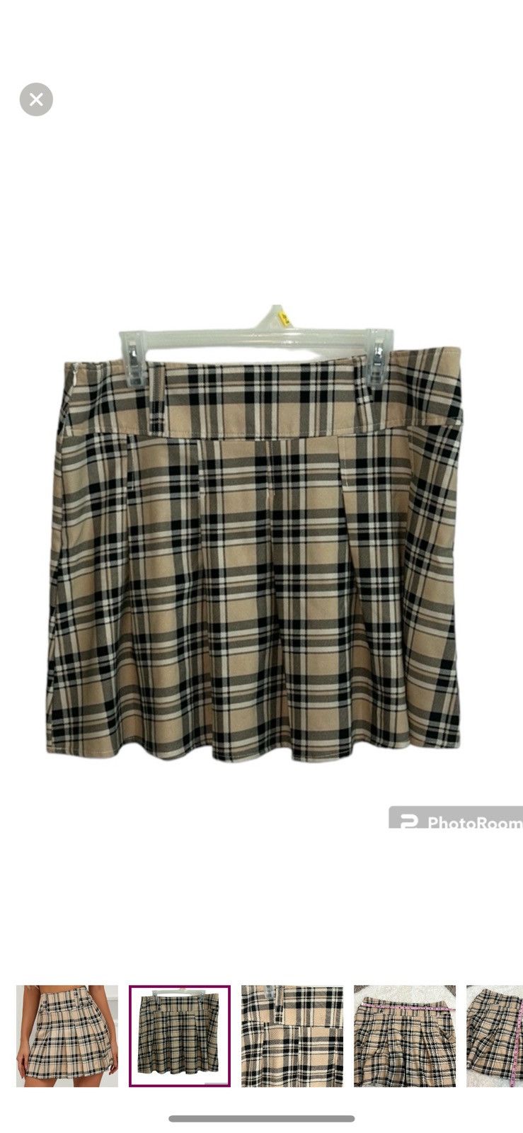 Shein Shein 0XL plaid school girl skirt Size 36" / US 14 / IT 50 - 1 Thumbnail