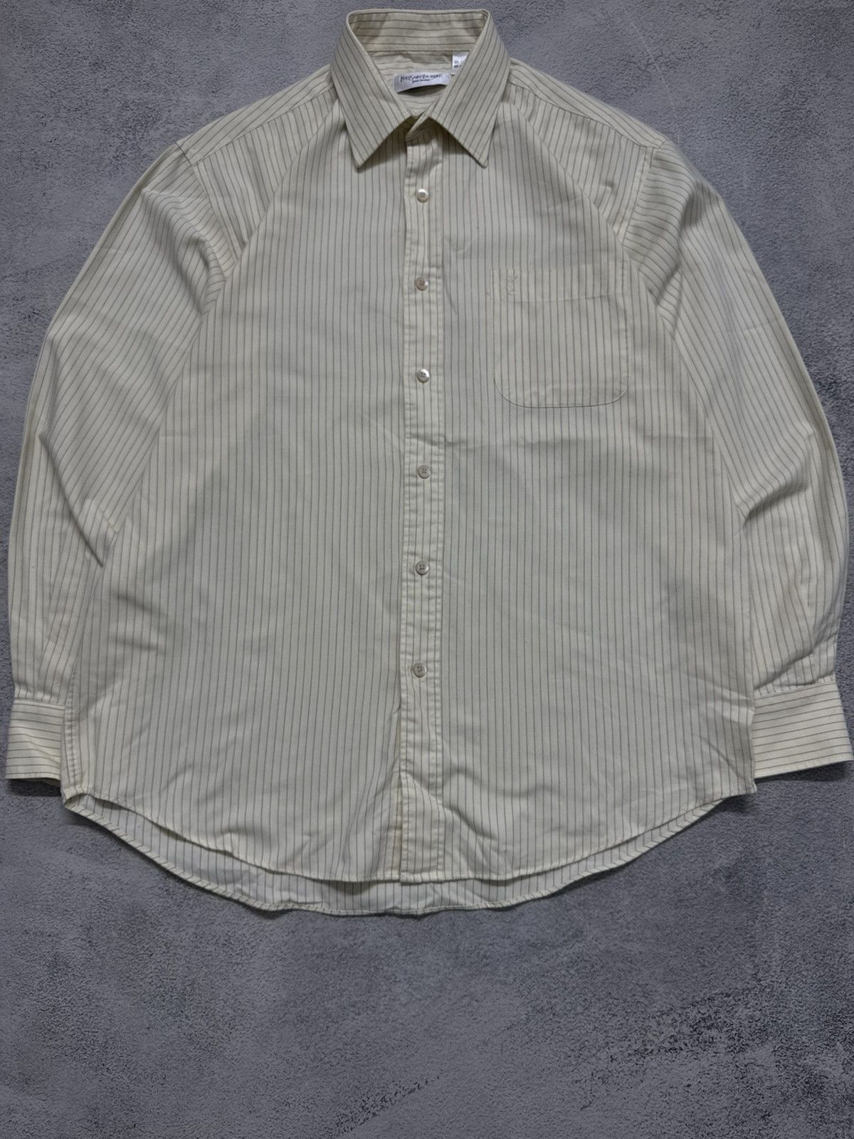 Yves Saint Laurent Vintage Yves Saint Laurent YSL Shirt Luxury Size US L / EU 52-54 / 3 - 7 Thumbnail