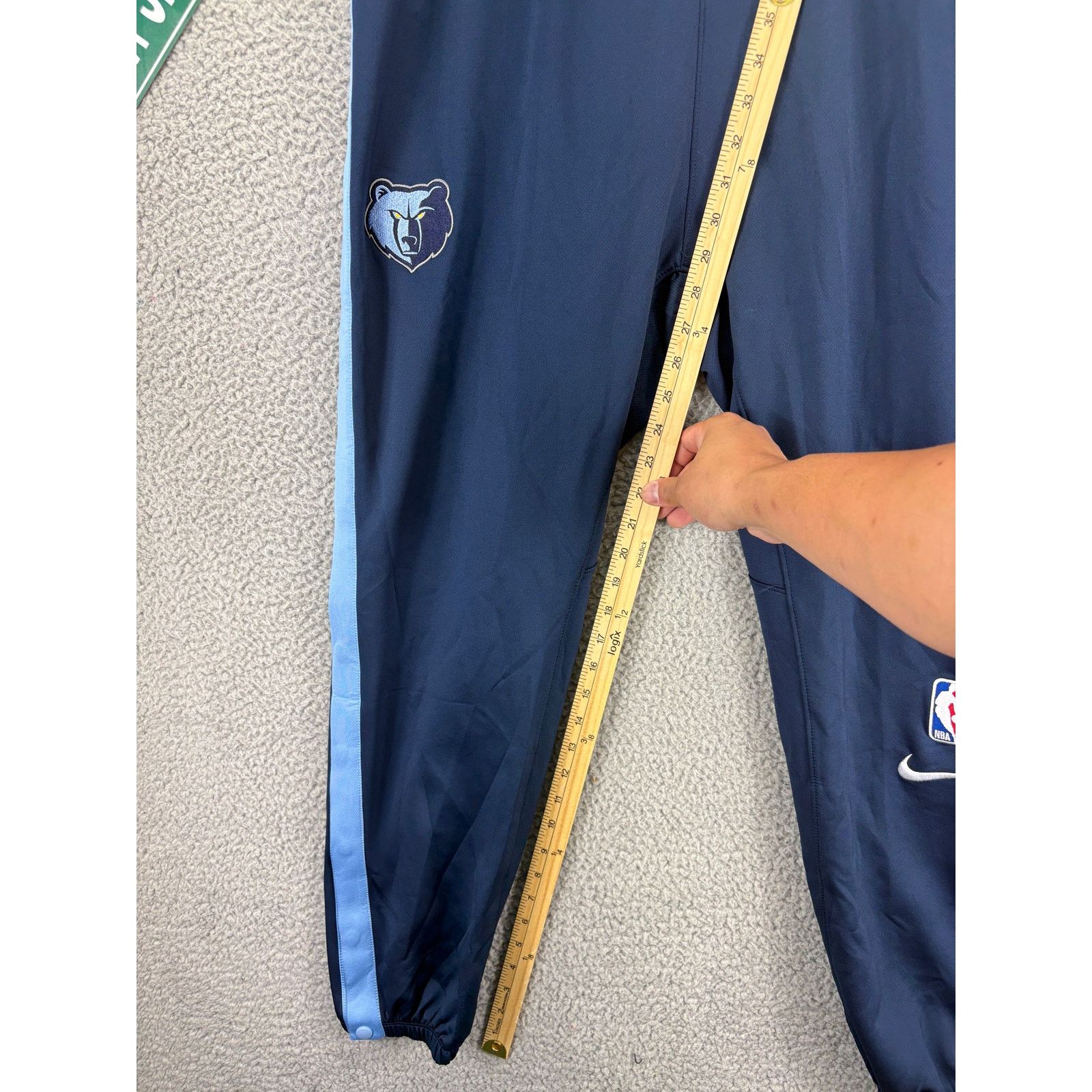 Nike Nike Grizzlies Tear Away Basketball Pants Mens XL Player NBA Size US 34 / EU 50 - 2 Thumbnail