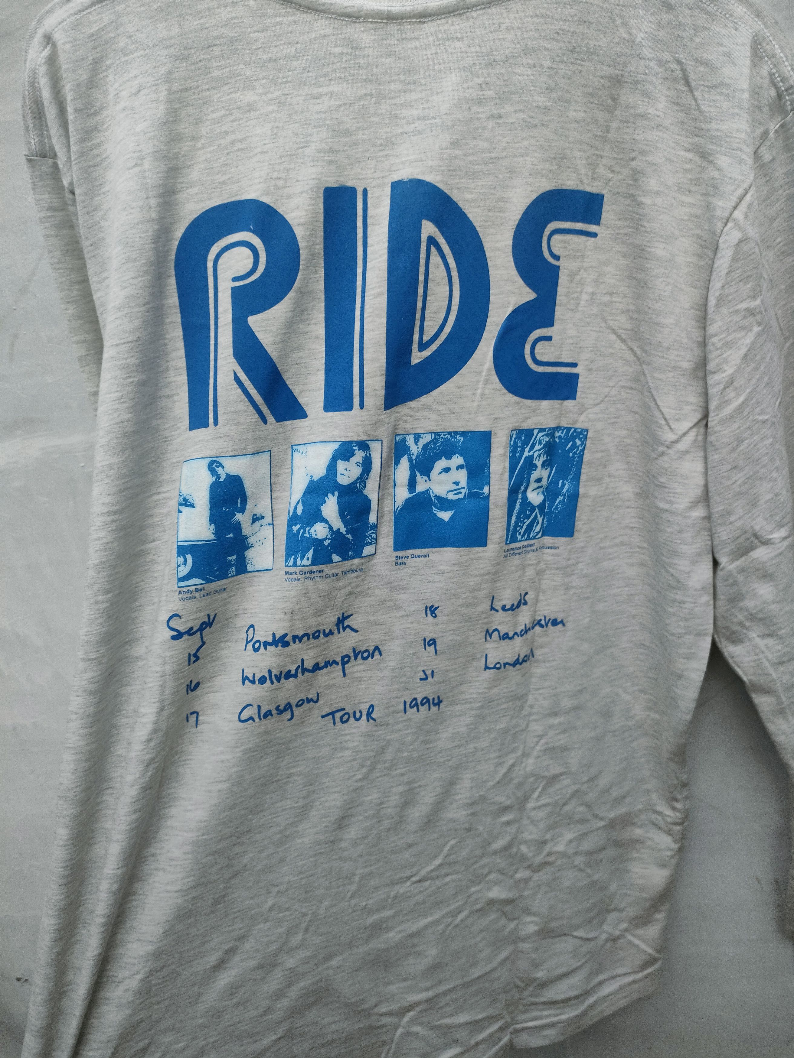 Band Tees × Vintage RIDE - BAND TSHIRT - CARNIVAL OF LIGHT Size US XL / EU 56 / 4 - 4 Thumbnail