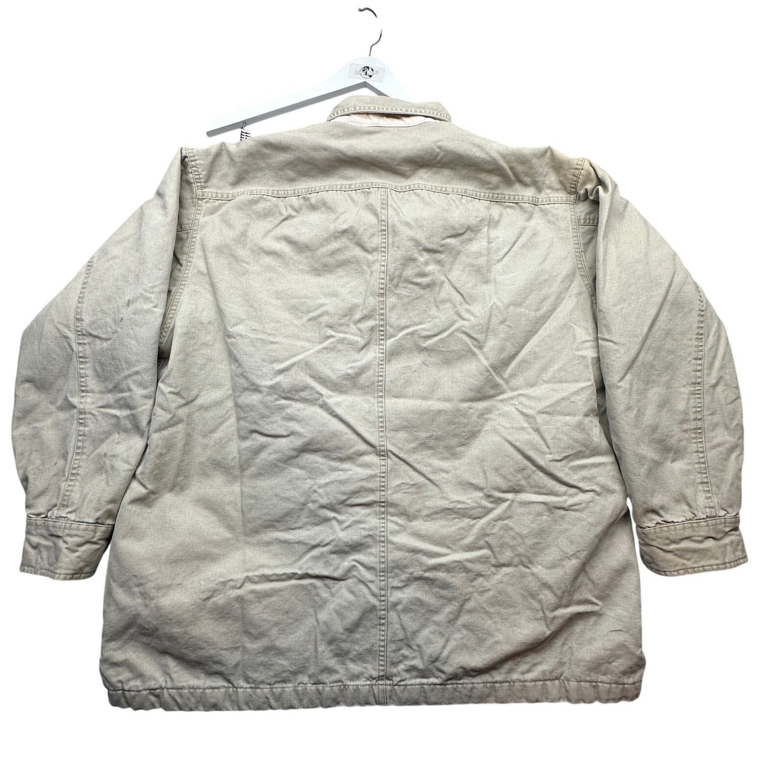Izod VTG Izod Heavy Duty Duck Canvas Lined Work Shirt Mens XL Size US XL / EU 56 / 4 - 2 Thumbnail