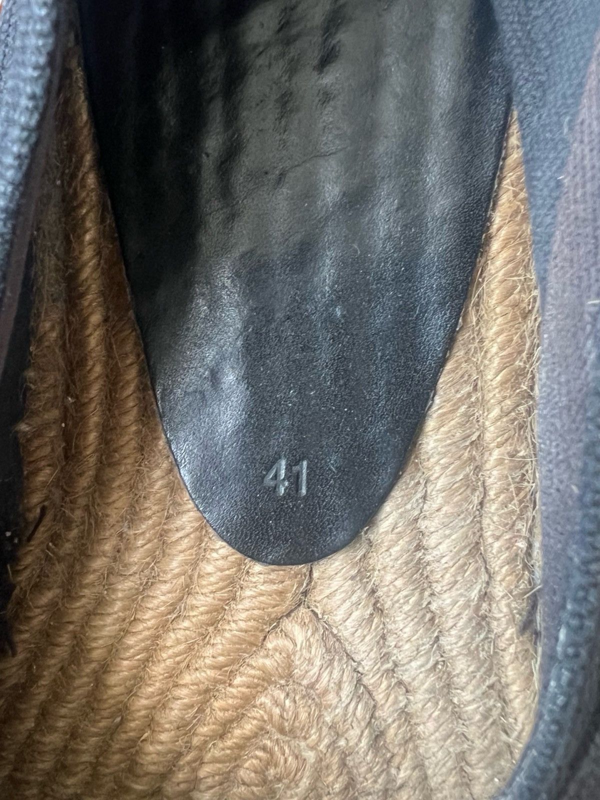 Saint Laurent Paris Saint Laurent Embroidered Espadrilles Canvas Shoes Size US 8 / EU 41 - 11 Thumbnail