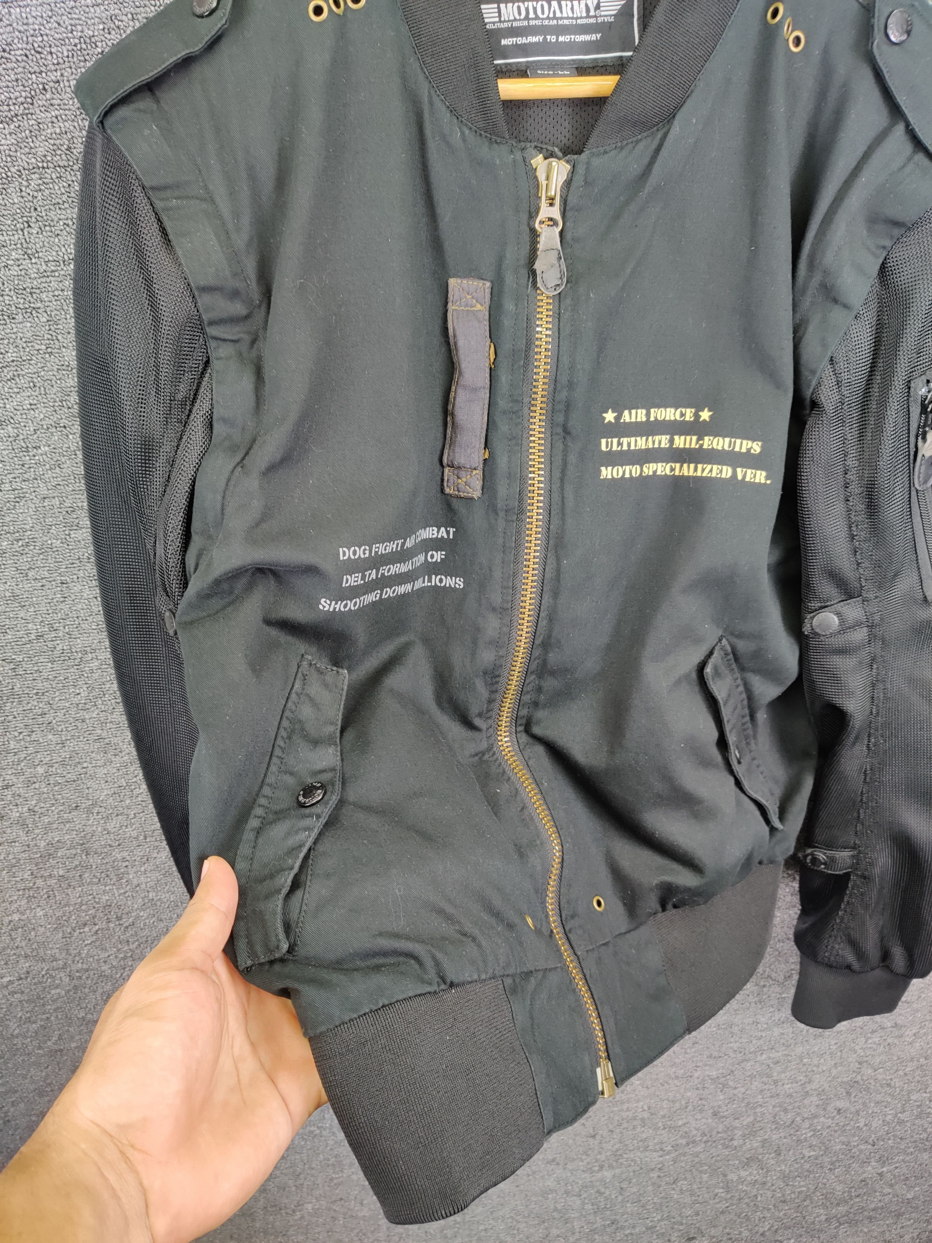 Vintage Vintage Moto Army Military Ma-1 Ridding Jacket Size US M / EU 48-50 / 2 - 9 Thumbnail