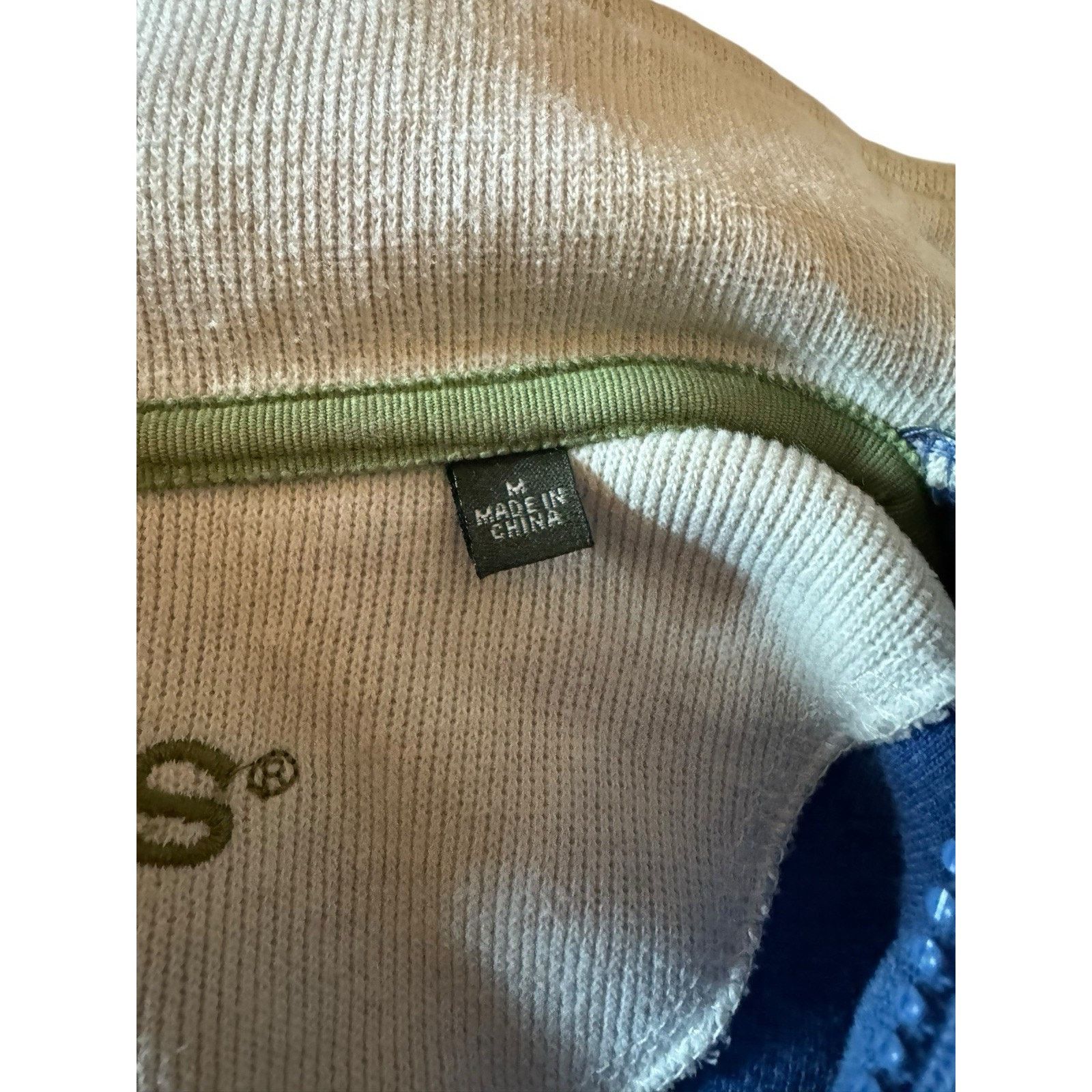 Orvis Orvis Blue Quarter Zip Pullover Sweater Men's Size Medium Size US M / EU 48-50 / 2 - 7 Thumbnail