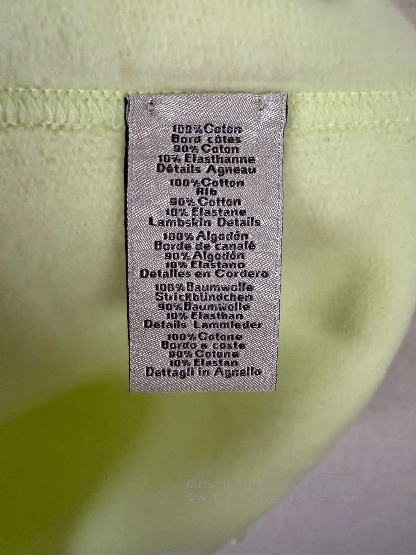Hermes Hermes Men's Yellow Logo Sweatshirt. Size US S / EU 44-46 / 1 - 6 Thumbnail