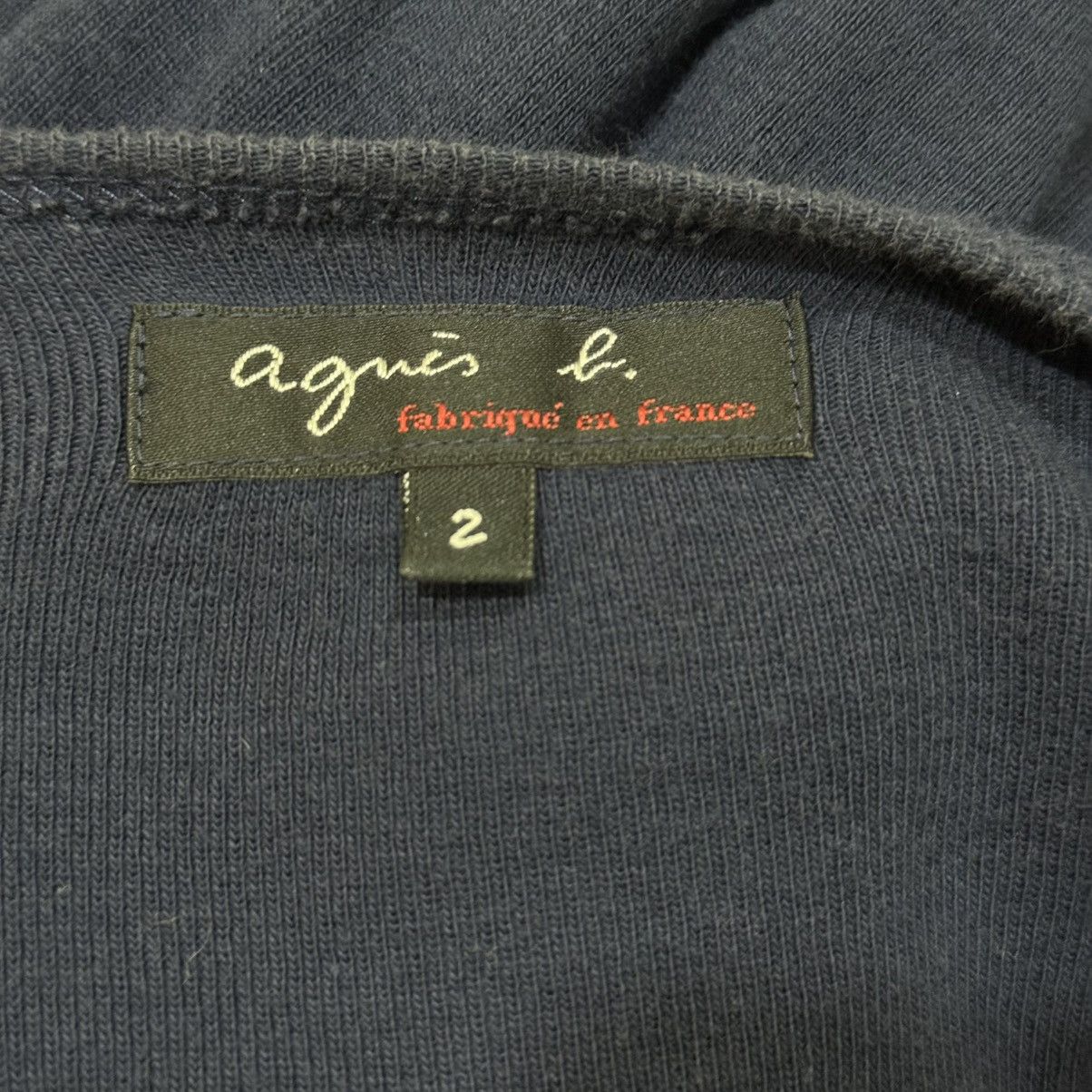 agnes b. Agnès b. Navy Blue Snap Cardigan Made in France Size 2 Size M / US 6-8 / IT 42-44 - 9 Thumbnail