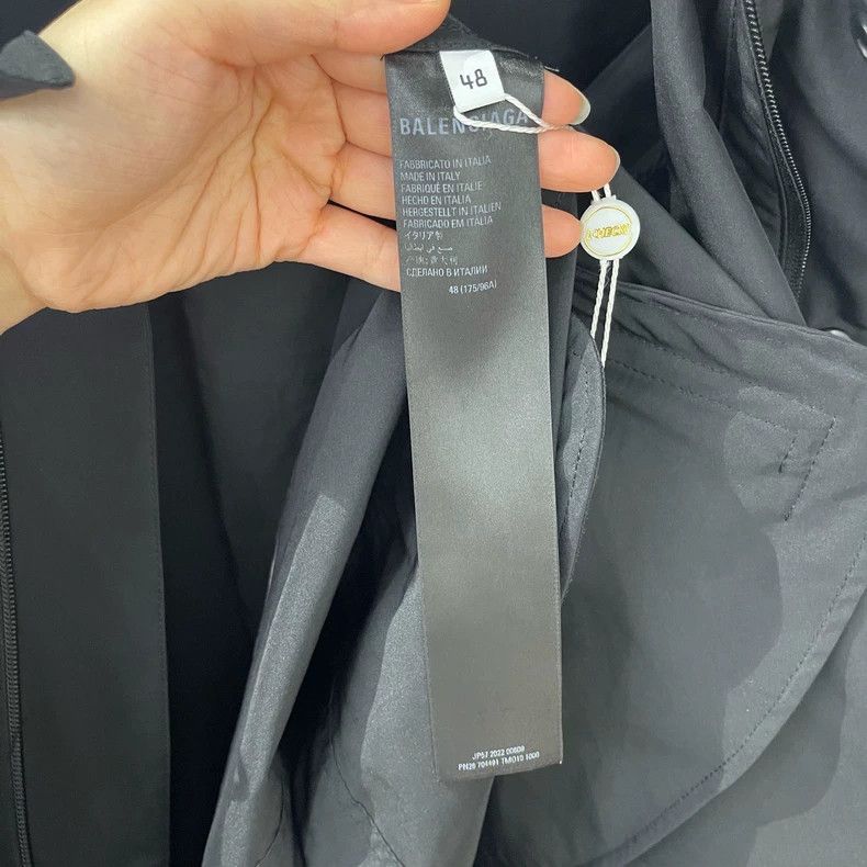 Balenciaga Balenciaga Double B logo black windbreaker Size US M / EU 48-50 / 2 - 5 Thumbnail