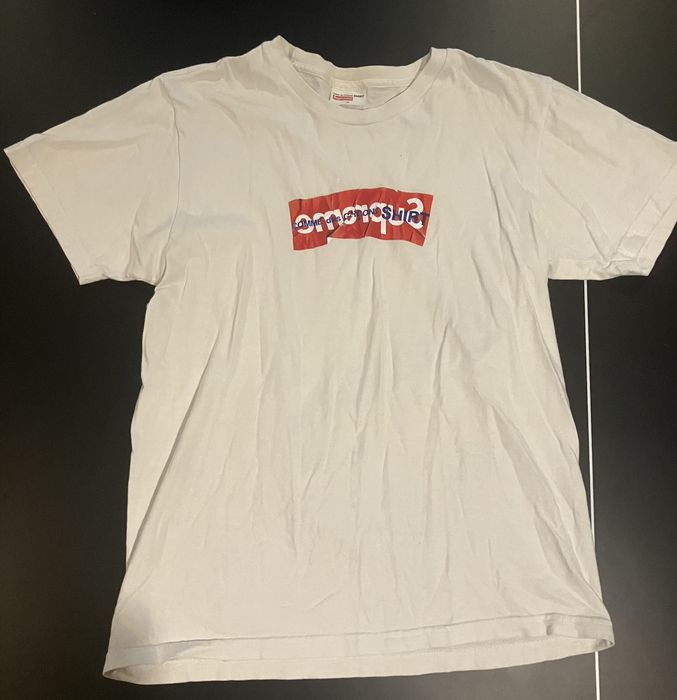 Cdg x best sale supreme box logo