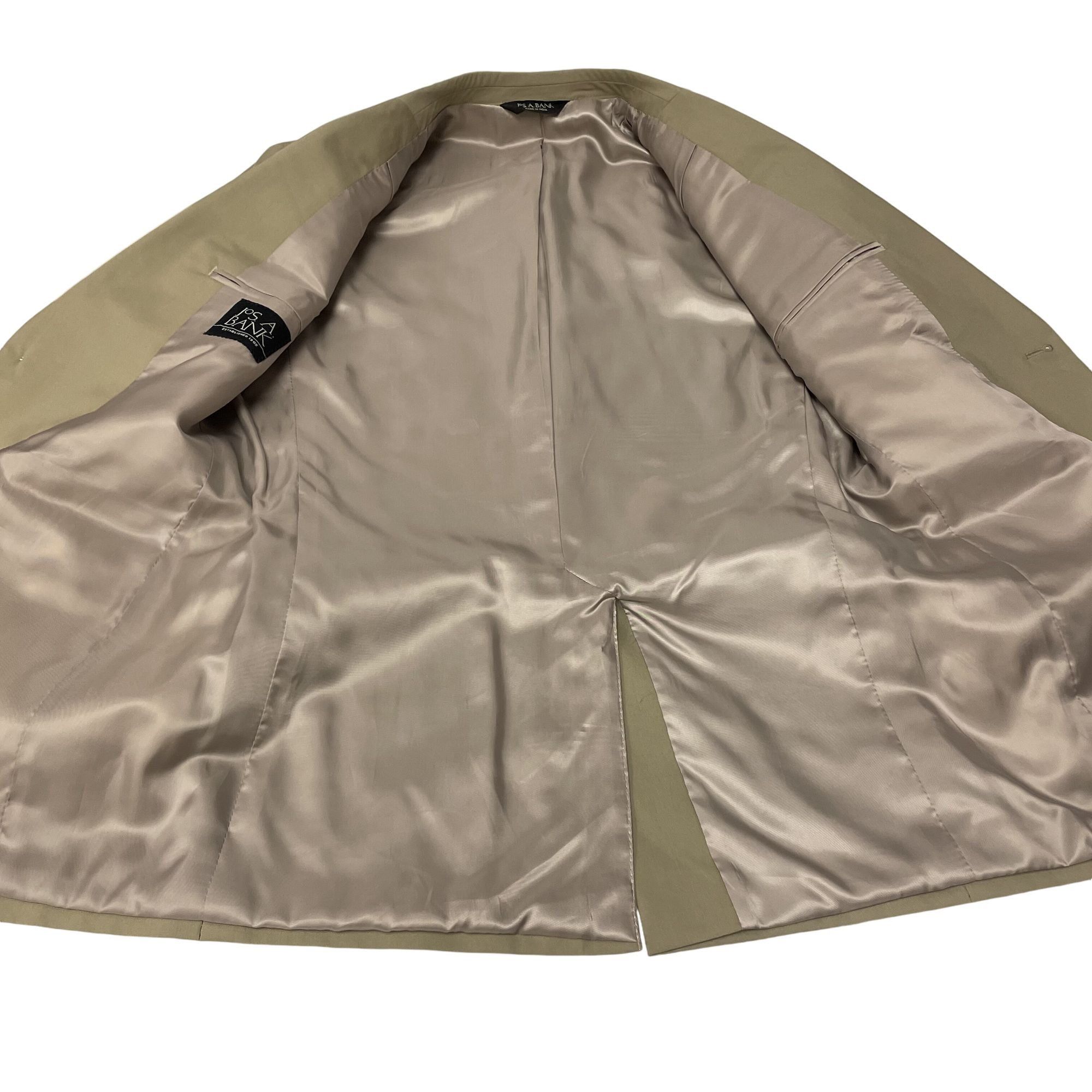 Jos. A. Bank Jos A Bank KHAKI Sport Coat Cotton Jacket CASUAL Jacket Size 38R - 4 Thumbnail