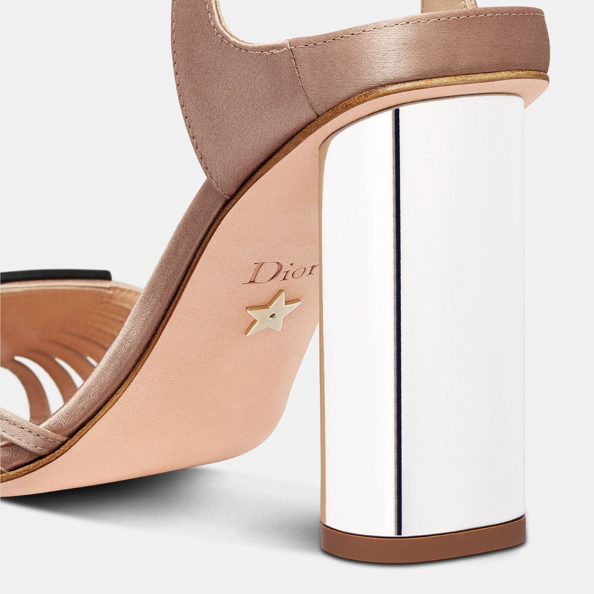 Dior o1bcso1str0225 Heeled Sandal in Nude Size US 10 / IT 40 - 5 Thumbnail