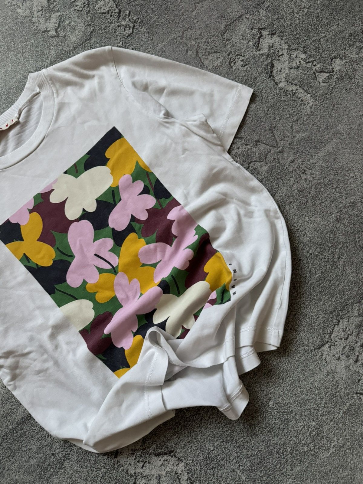 Designer × Marni MARNI Wmns big logo tee T-shirt polo blouse top Size S / US 4 / IT 40 - 3 Thumbnail