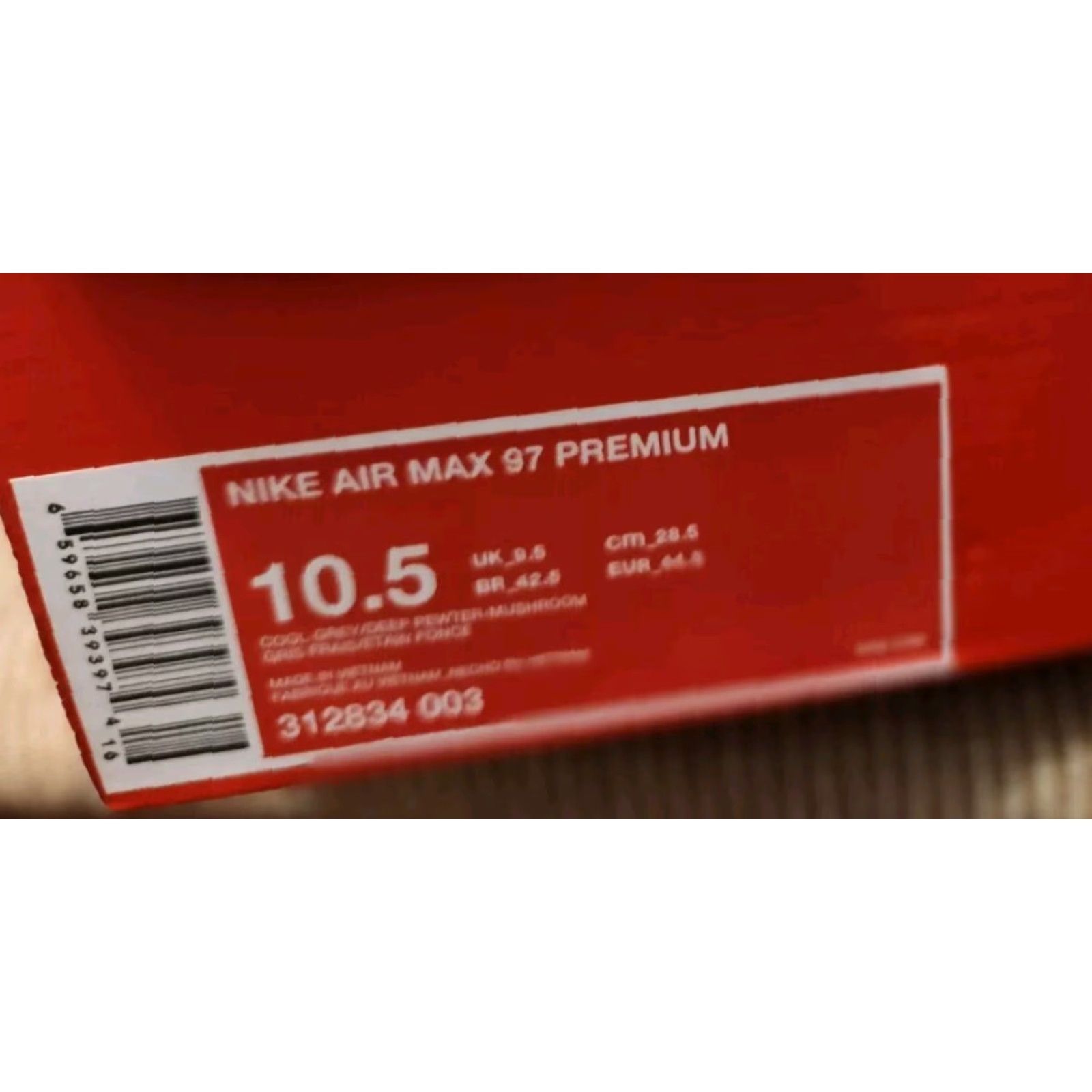 Nike Nike Air Max 97 Premium 'Cool Grey Mushroom' 312834-003 Men's Size 10.5 US Size US 10 / EU 43 - 5 Thumbnail