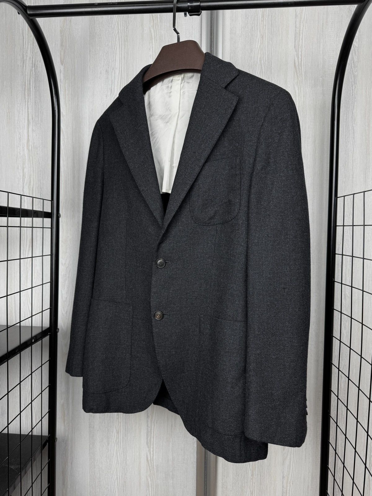 Suitsupply Suitsupply Hudson HL Wool Cashmere 2 button unlined blazer Size 40R - 5 Thumbnail