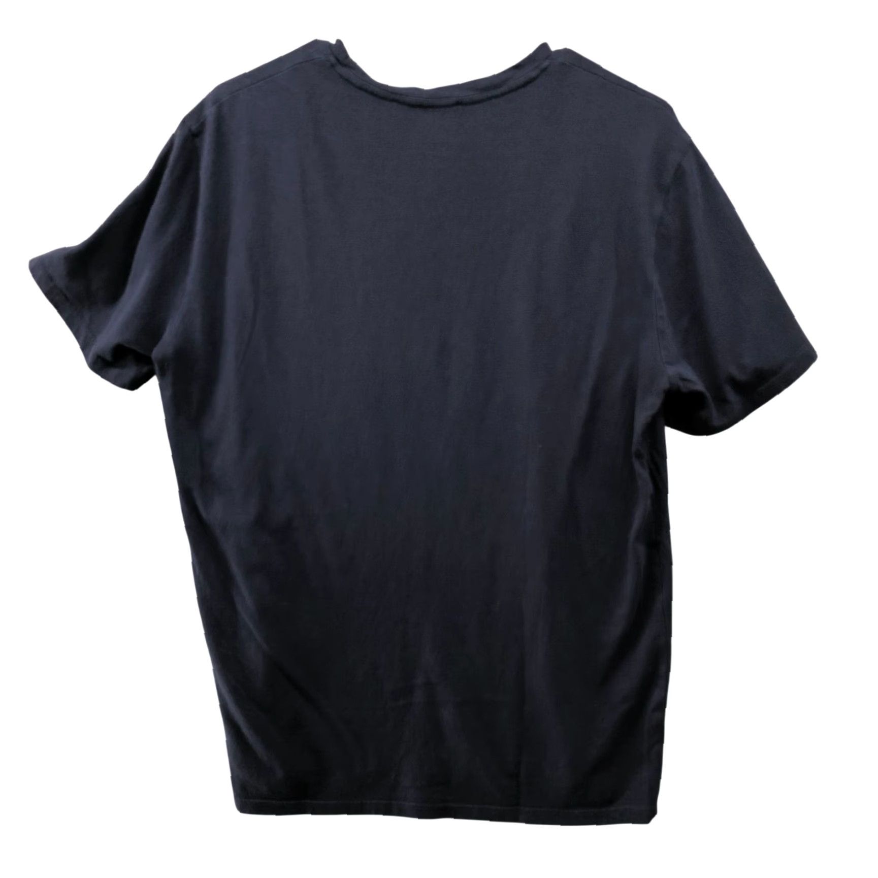 Vintage Blue And Cream NY T Shirt Mens L Navy Blue Short Sleeve Crewneck Modal Blend Shirt Size US L / EU 52-54 / 3 - 2 Thumbnail