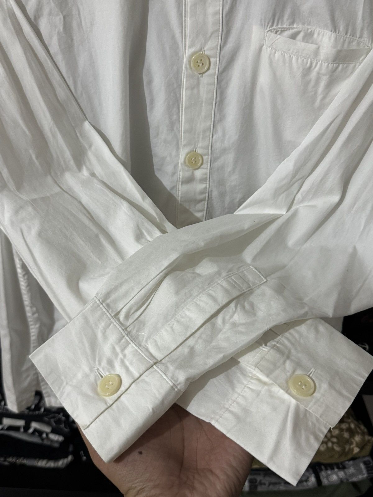 Yohji Yamamoto Y’s YOHJI YAMAMOTO PULLOVER WHITE SHIRT Size US L / EU 52-54 / 3 - 5 Thumbnail
