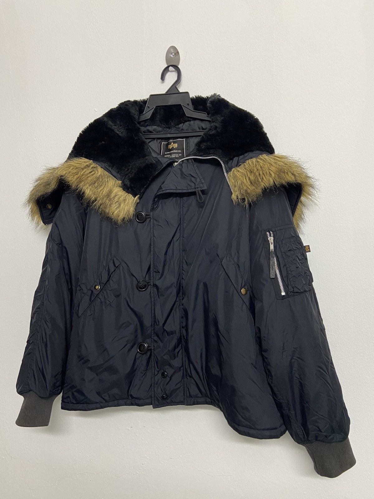 Alpha Industries Alpha Industries N2B Faux Fur Jacket Size US L / EU 52-54 / 3 - 4 Thumbnail