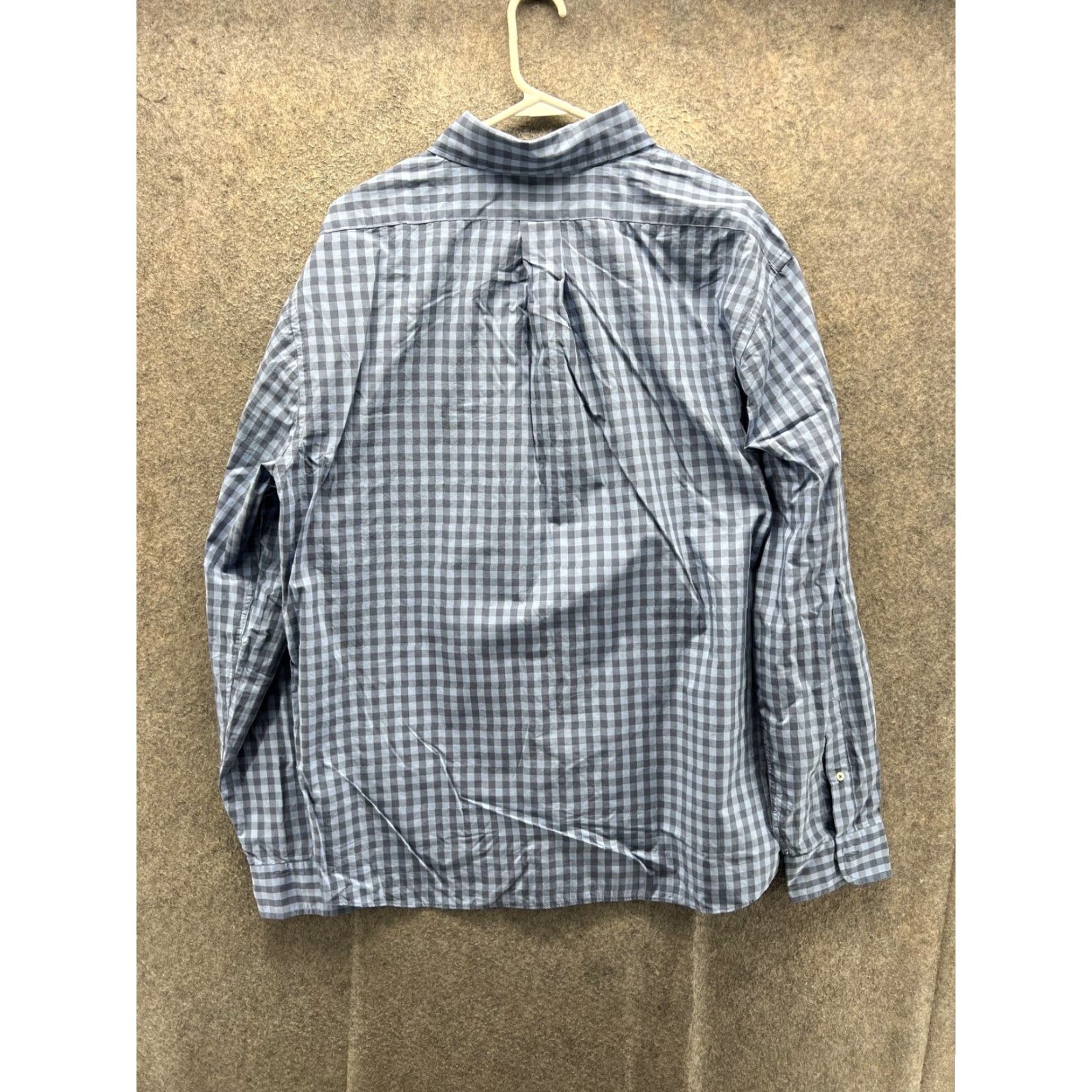 Brooks Brothers Brooks Brothers Shirt Mens XL Blue Check Oxford Button Up Front Casual Woven Size US XL / EU 56 / 4 - 7 Thumbnail