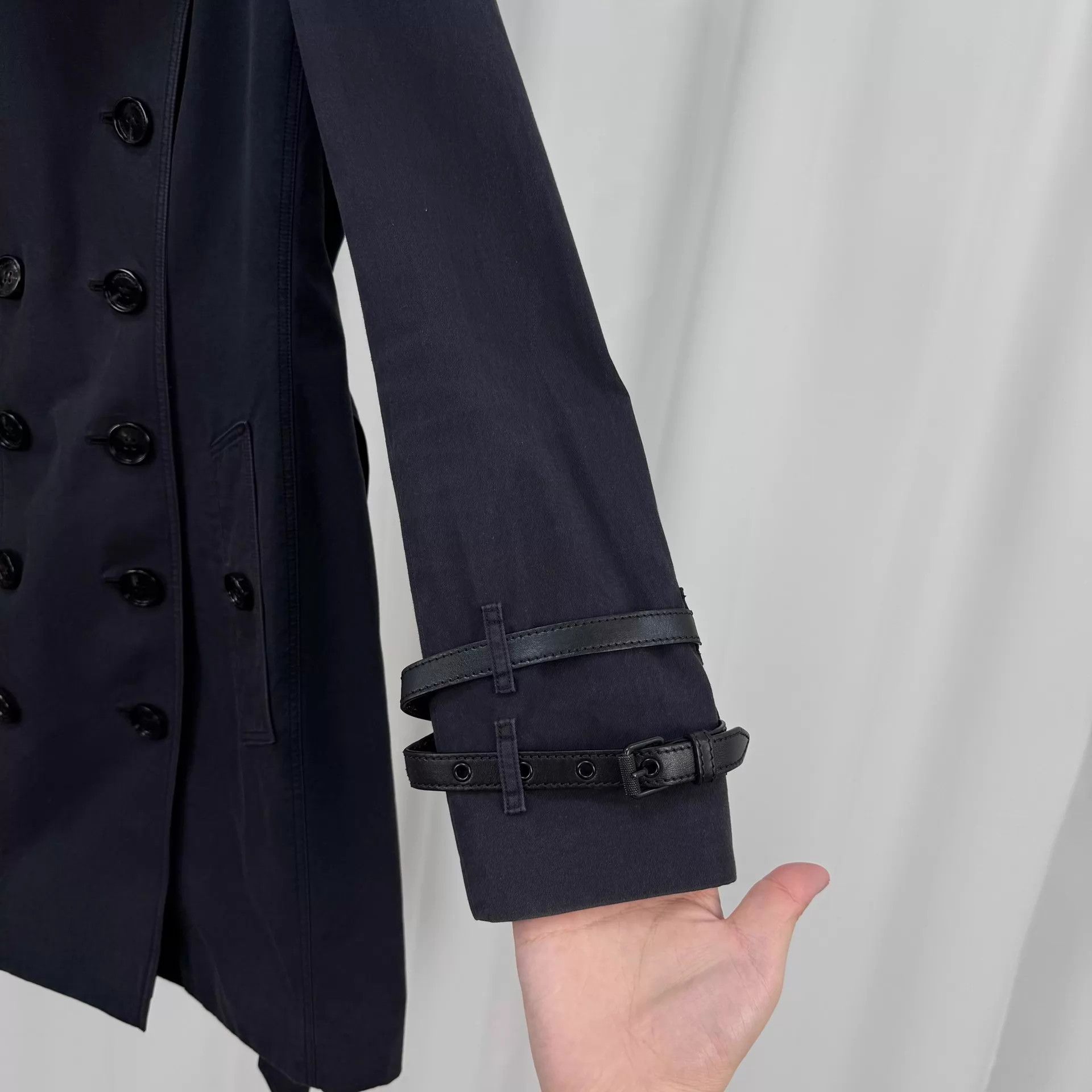 Burberry Burberry Double-Breasted Check Lined Trench UK8 9/10 Size S / US 4 / IT 40 - 4 Thumbnail