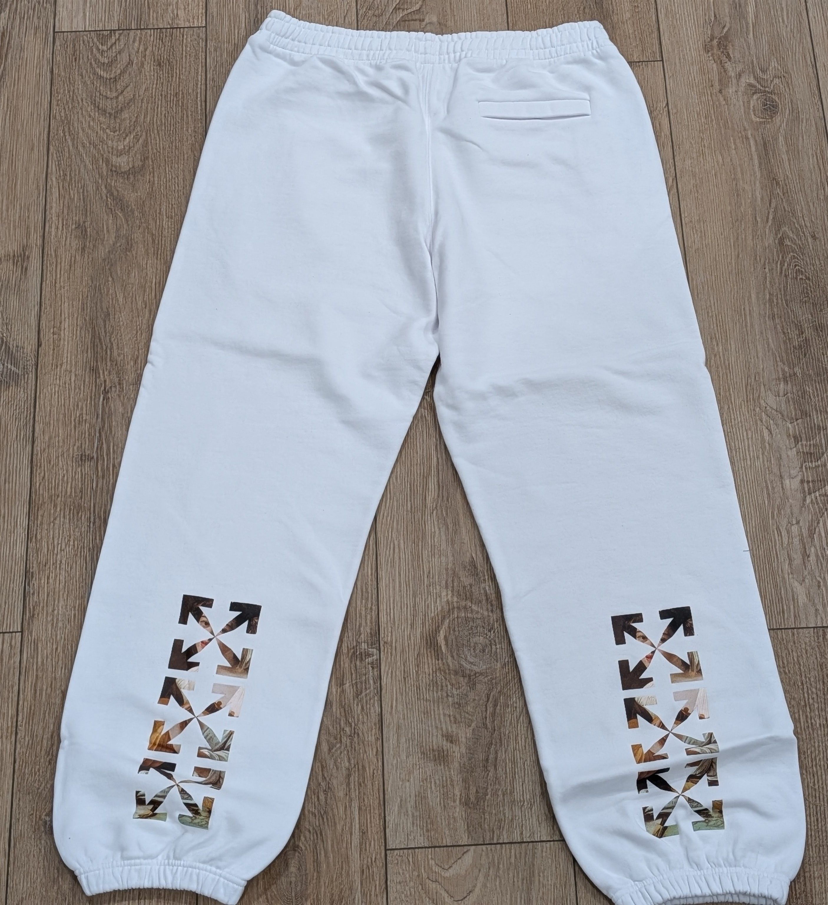Off-White Off-White "Carvaggio Lute" Slim Jogger Pants White Large Size US 34 / EU 50 - 4 Thumbnail